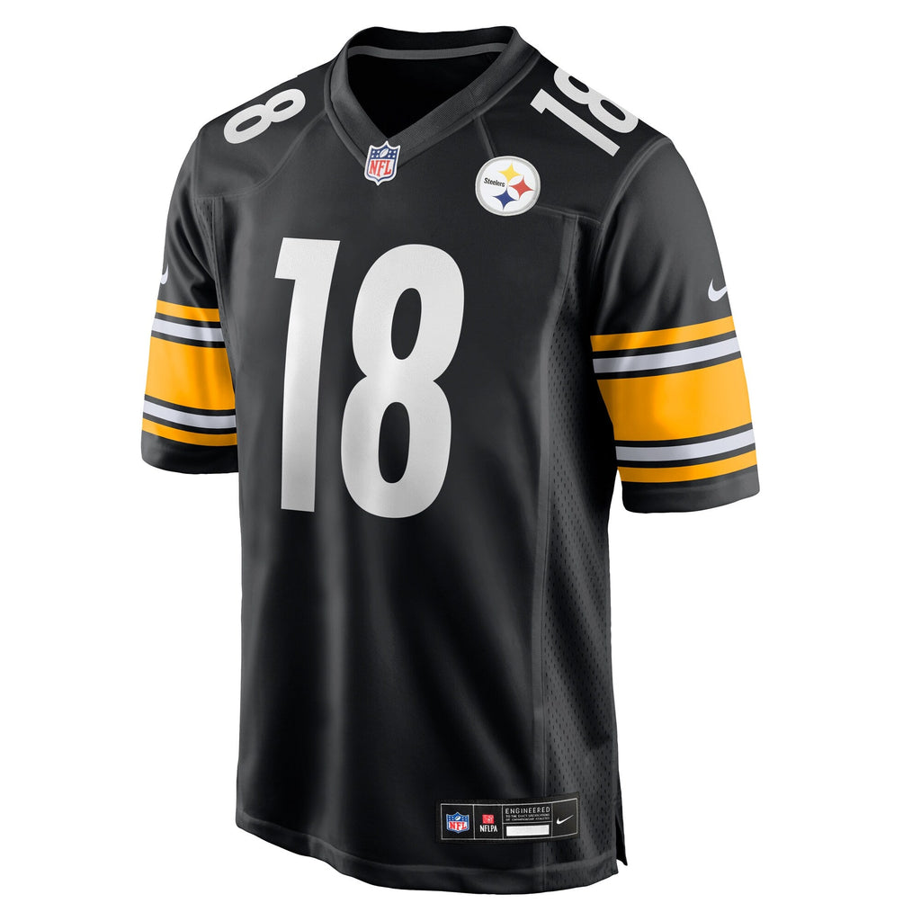 Pittsburgh Steelers Will Howard Black Team Game Jersey
