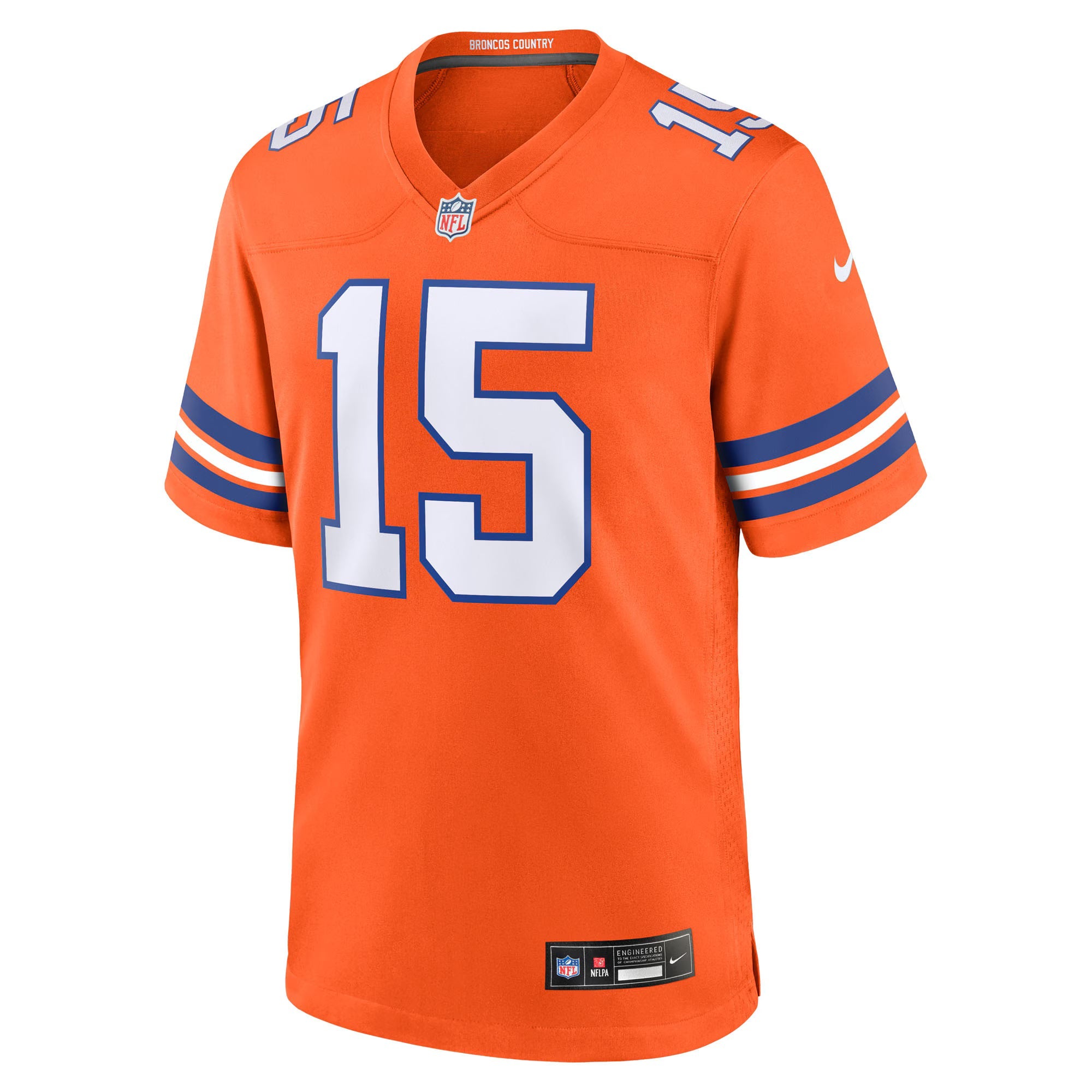 Denver Broncos Nik Bonitto Orange Alternate 2 Mile High Collection 1977 Throwback Game Jersey