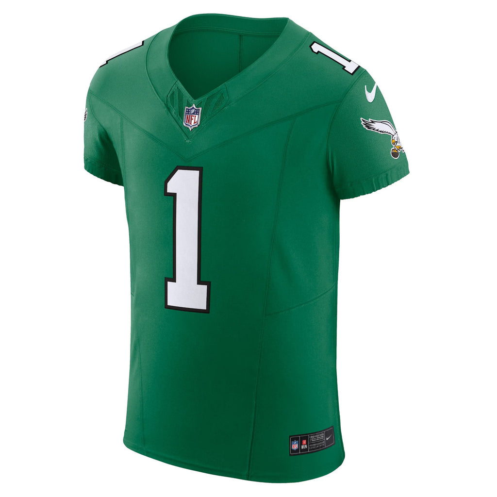 Philadelphia Eagles Jalen Hurts Kelly Green 2nd Alternate Vapor F.U.S.E. Elite Jersey