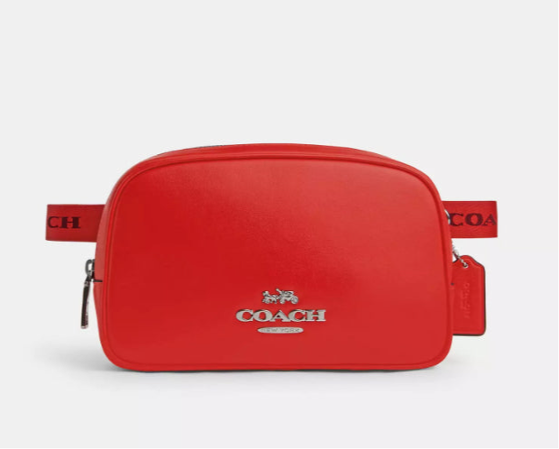 NWT Coach Unisex Leather Pace Belt Bag Fanny Pack Sling Bag