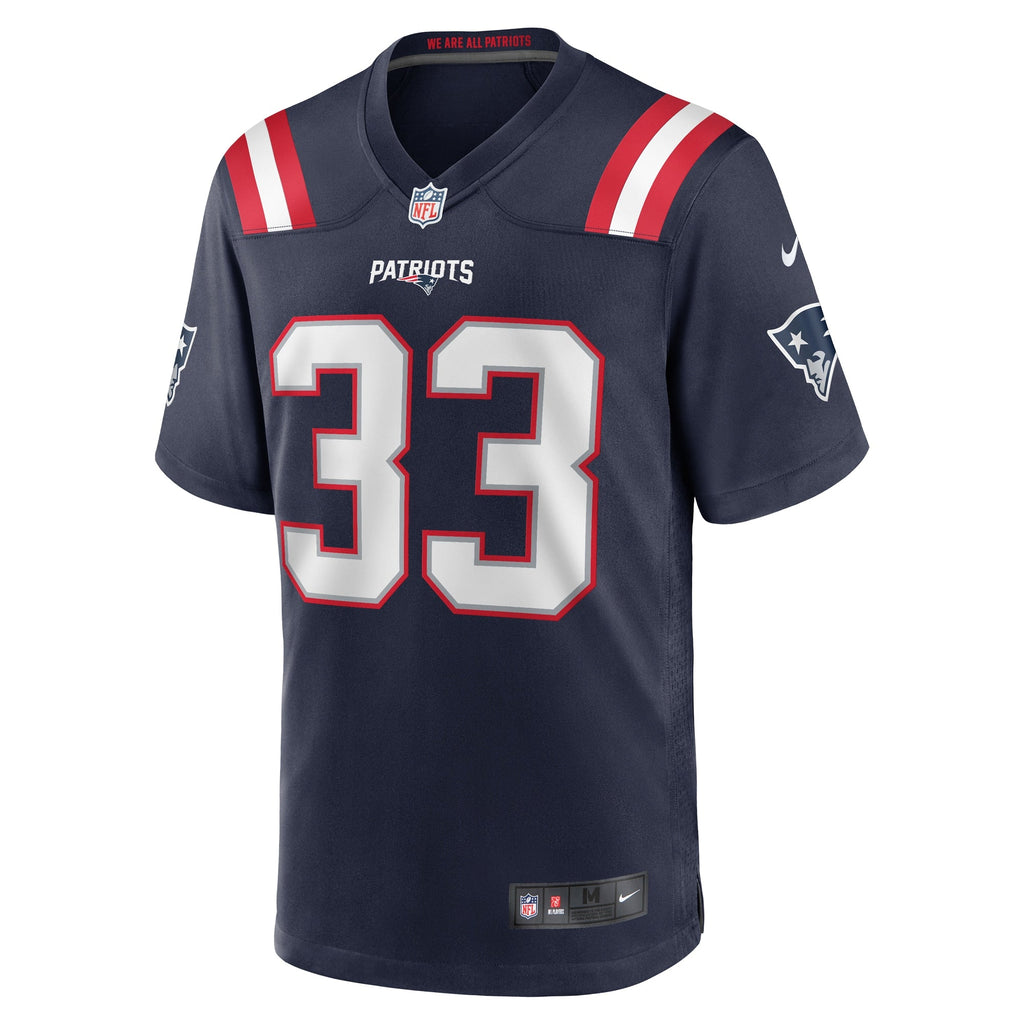 New England Patriots Anfernee Jennings Navy Team Game Jersey