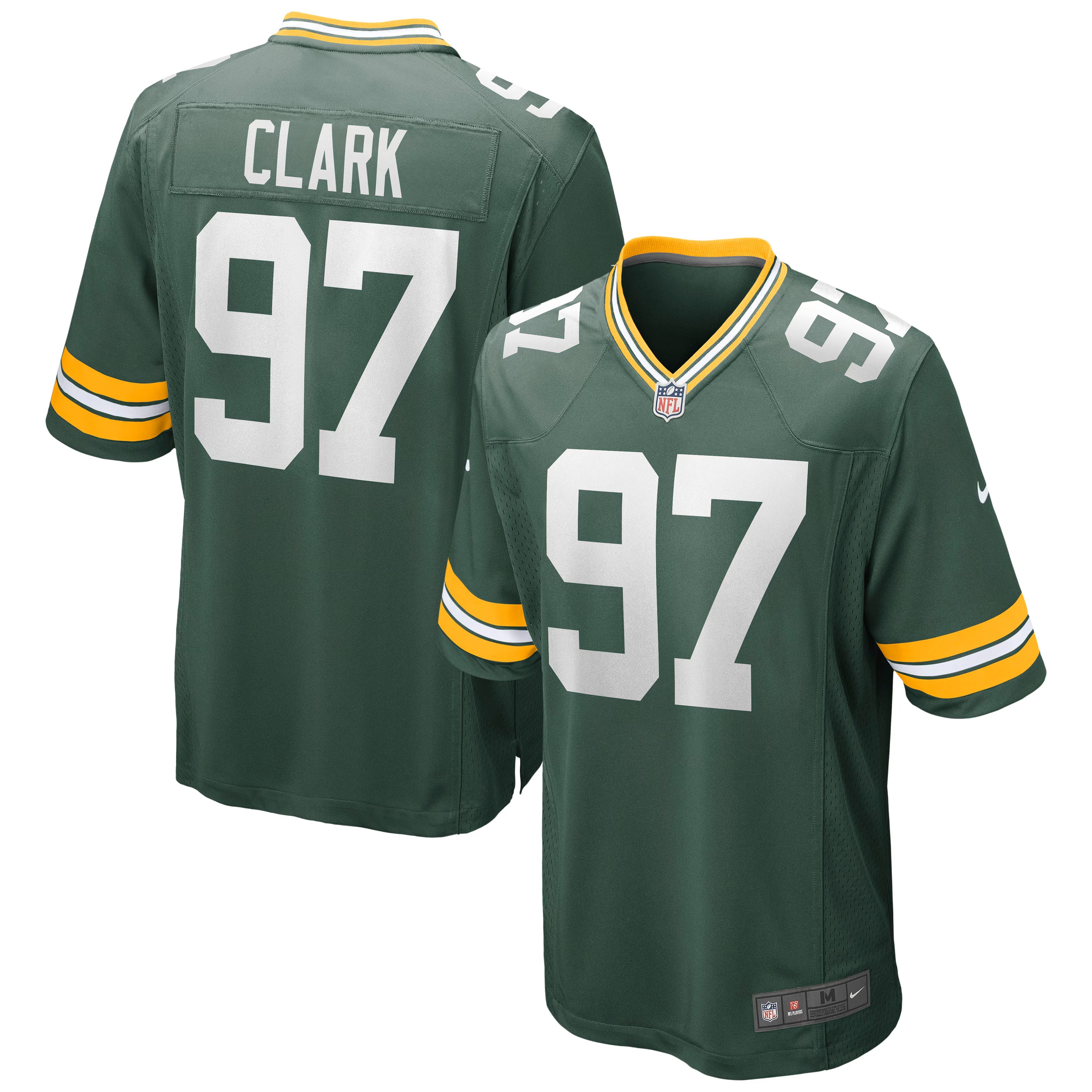 Green Bay Packers Kenny Clark Green Game Jersey