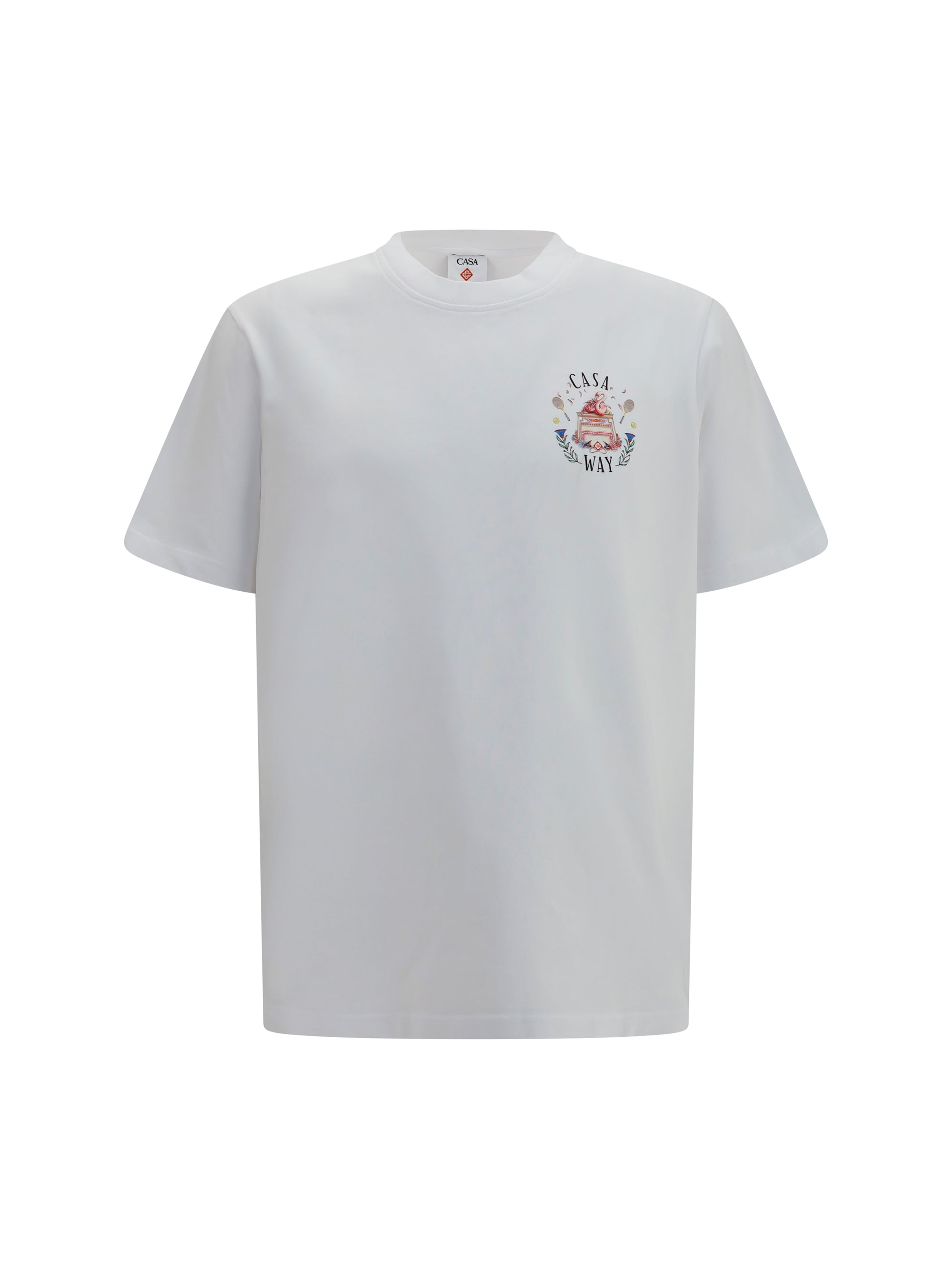 Casablanca Men Cotton Logo-Print T-Shirt