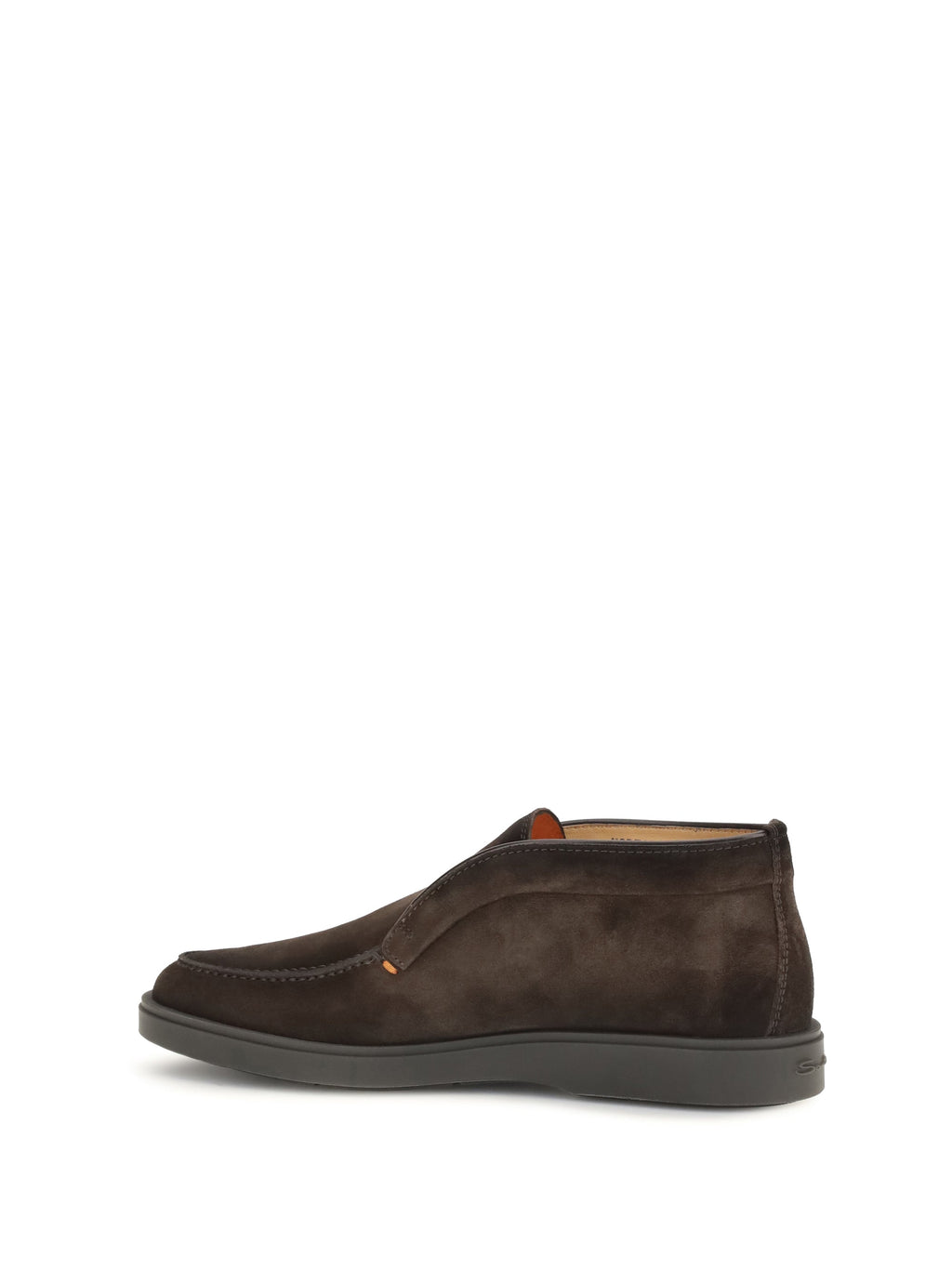 Santoni Men Suede Slip-On Ankle Boots