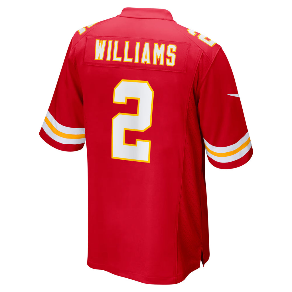 Kansas City Chiefs Joshua Williams Red Game Jersey