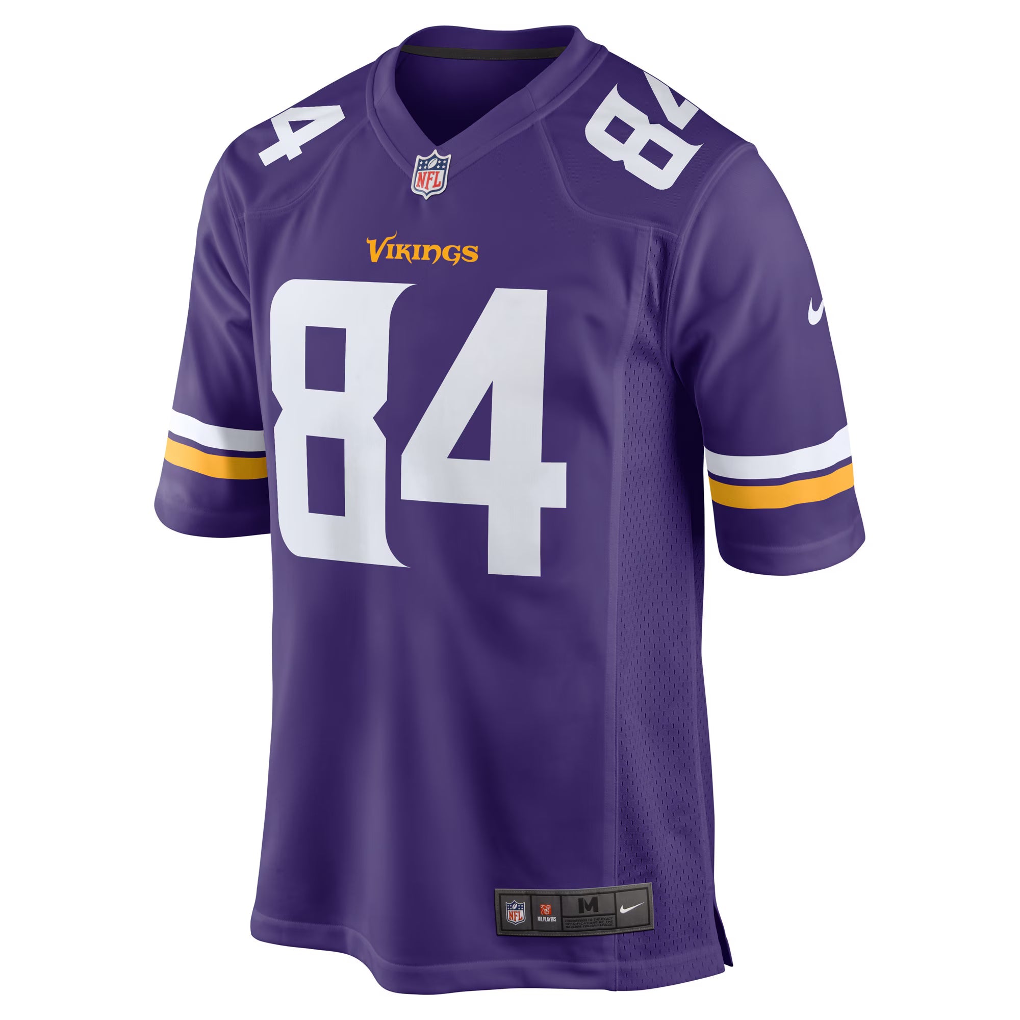 Minnesota Vikings Josh Oliver Purple Game Player Jersey
