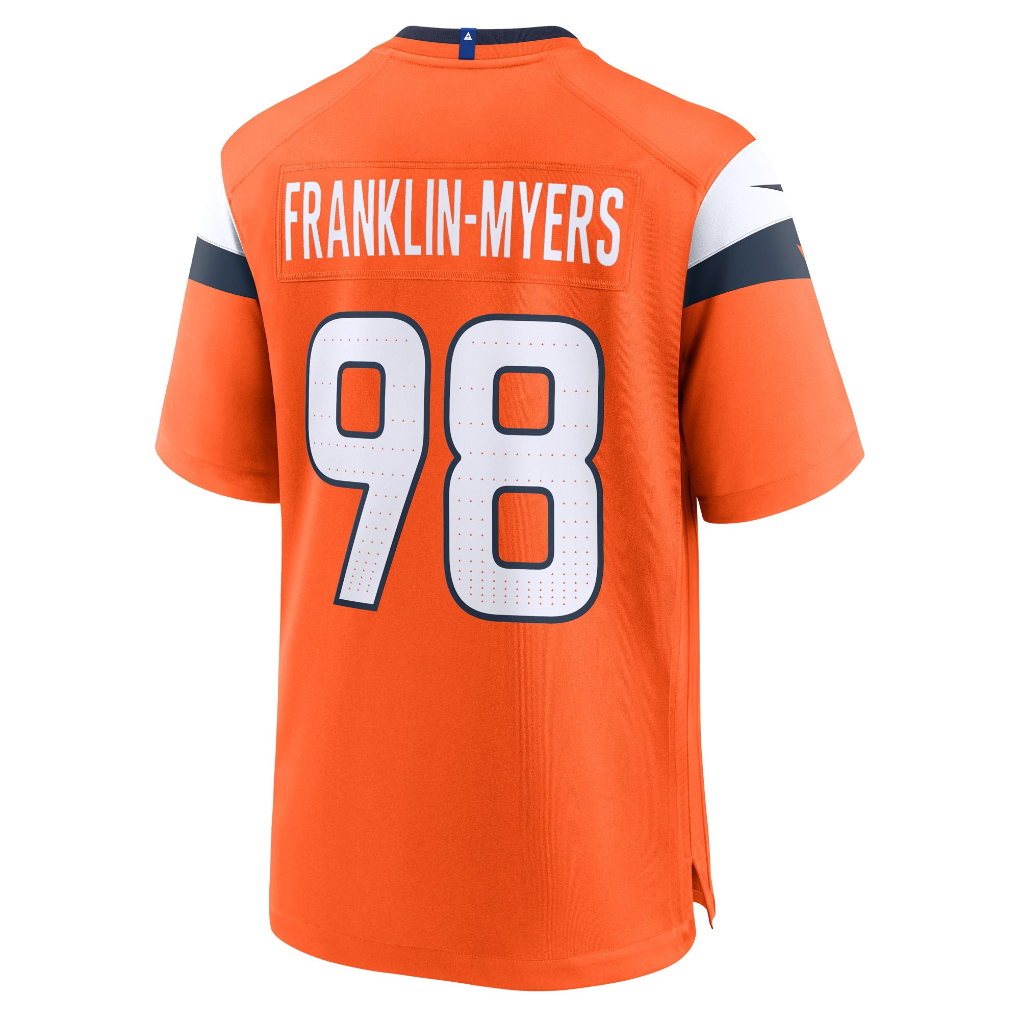 Denver Broncos John Franklin-Myers Orange Team Game Jersey