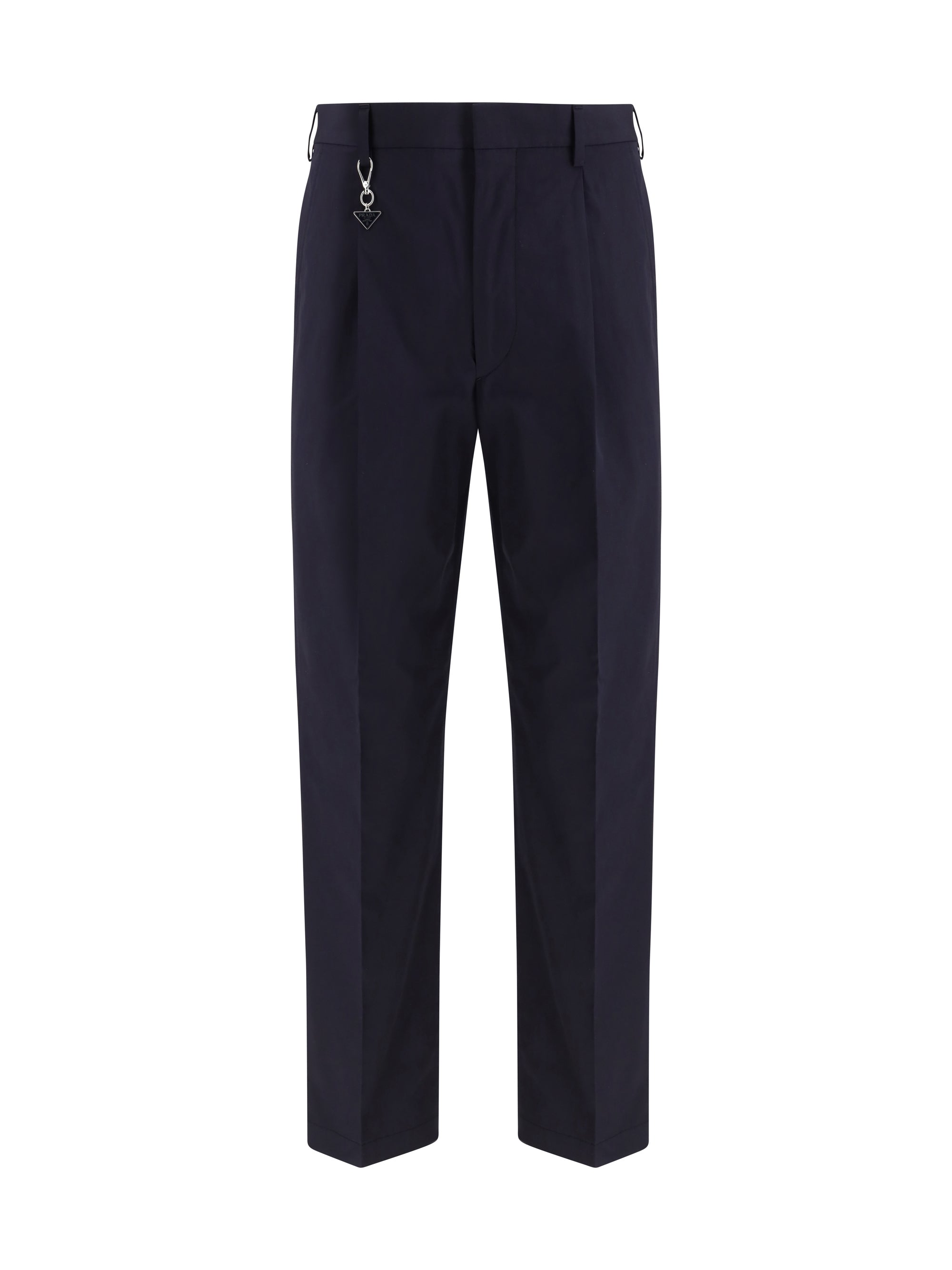 Prada Men Tailored Cotton Poplin Pants