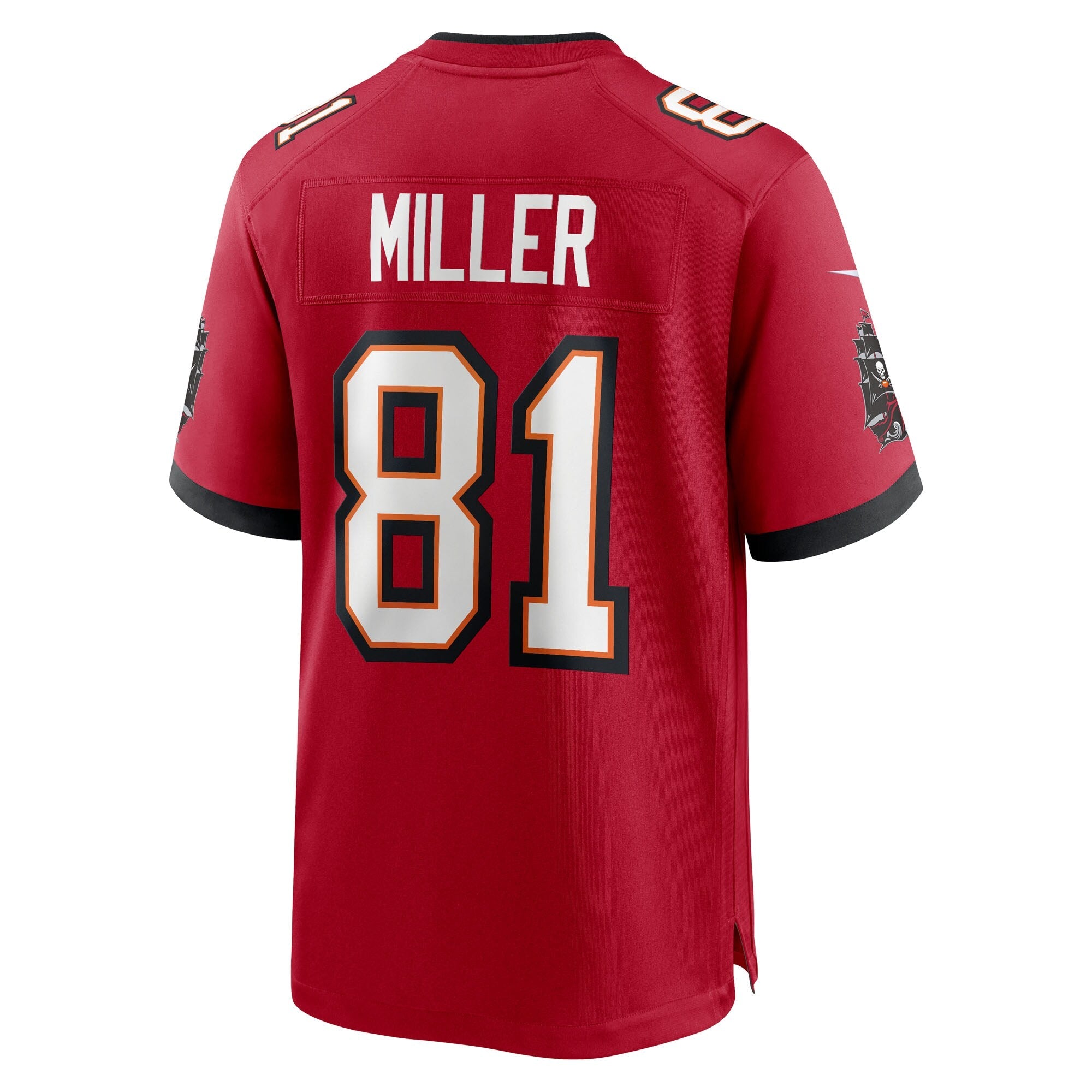 Tampa Bay Buccaneers Ryan Miller Red Team Game Jersey