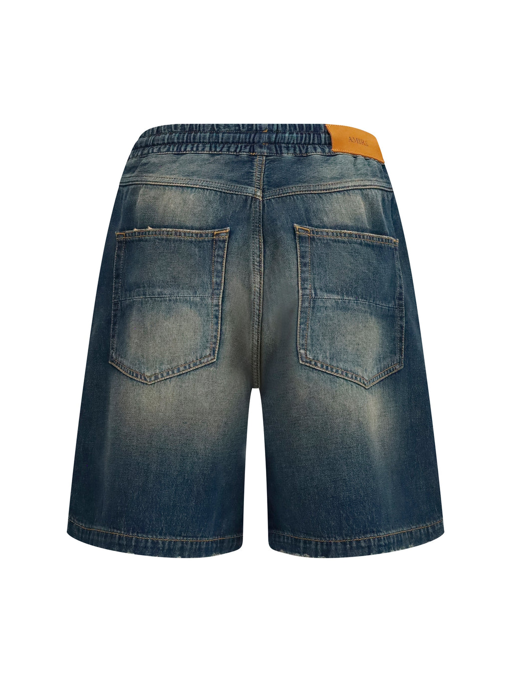 Amiri Men Drawstring Denim Shorts