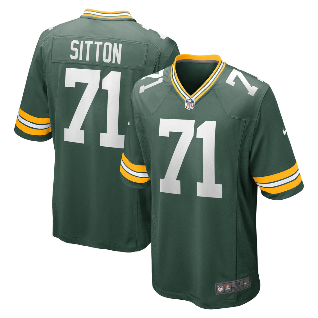 Green Bay Packers Josh Sitton Green Retired Game Jersey