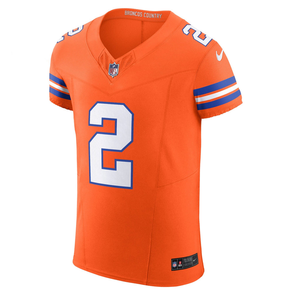 Denver Broncos Patrick Surtain II Orange Vapor F.U.S.E. Elite Jersey Vapor F.U.S.E. Elite Jersey