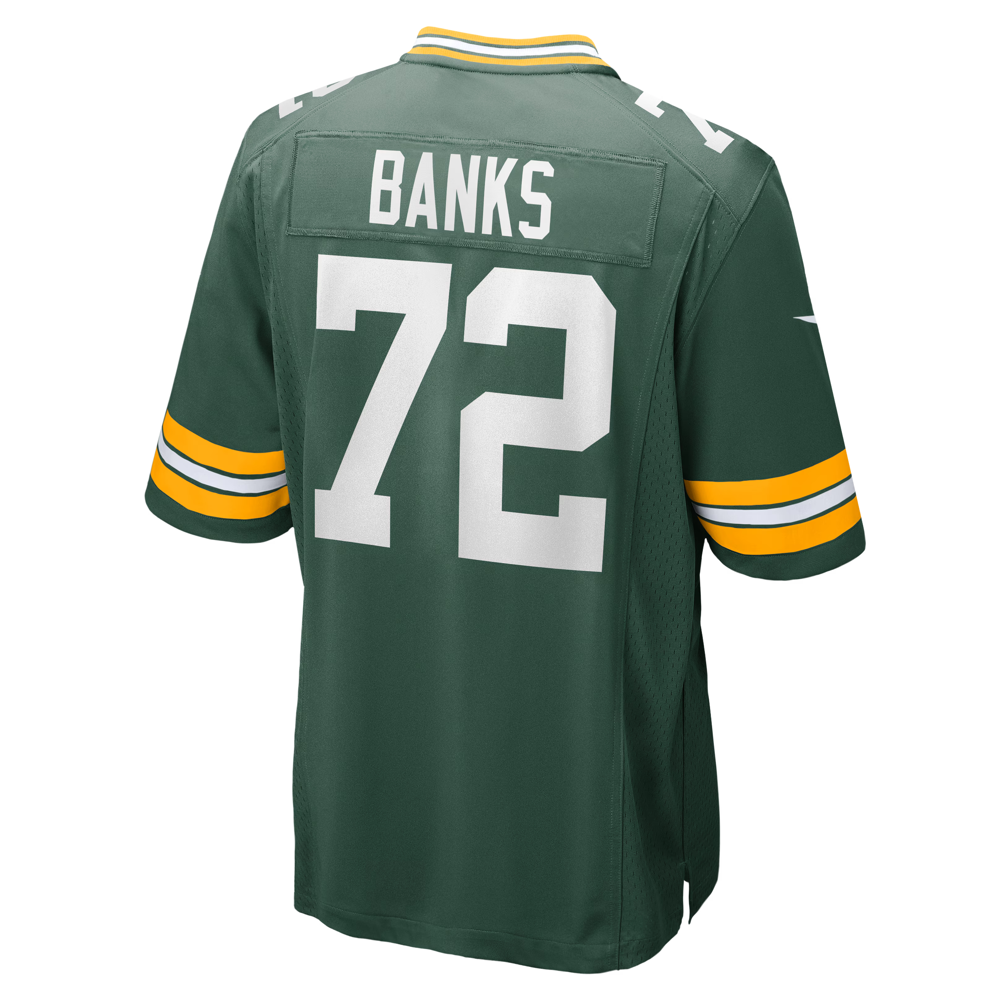 Green Bay Packers Brant Banks Green Team Game Jersey