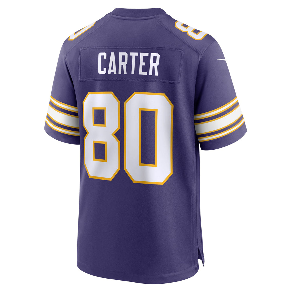 Minnesota Vikings Cris Carter Purple Retired Player Alternate Game Jersey