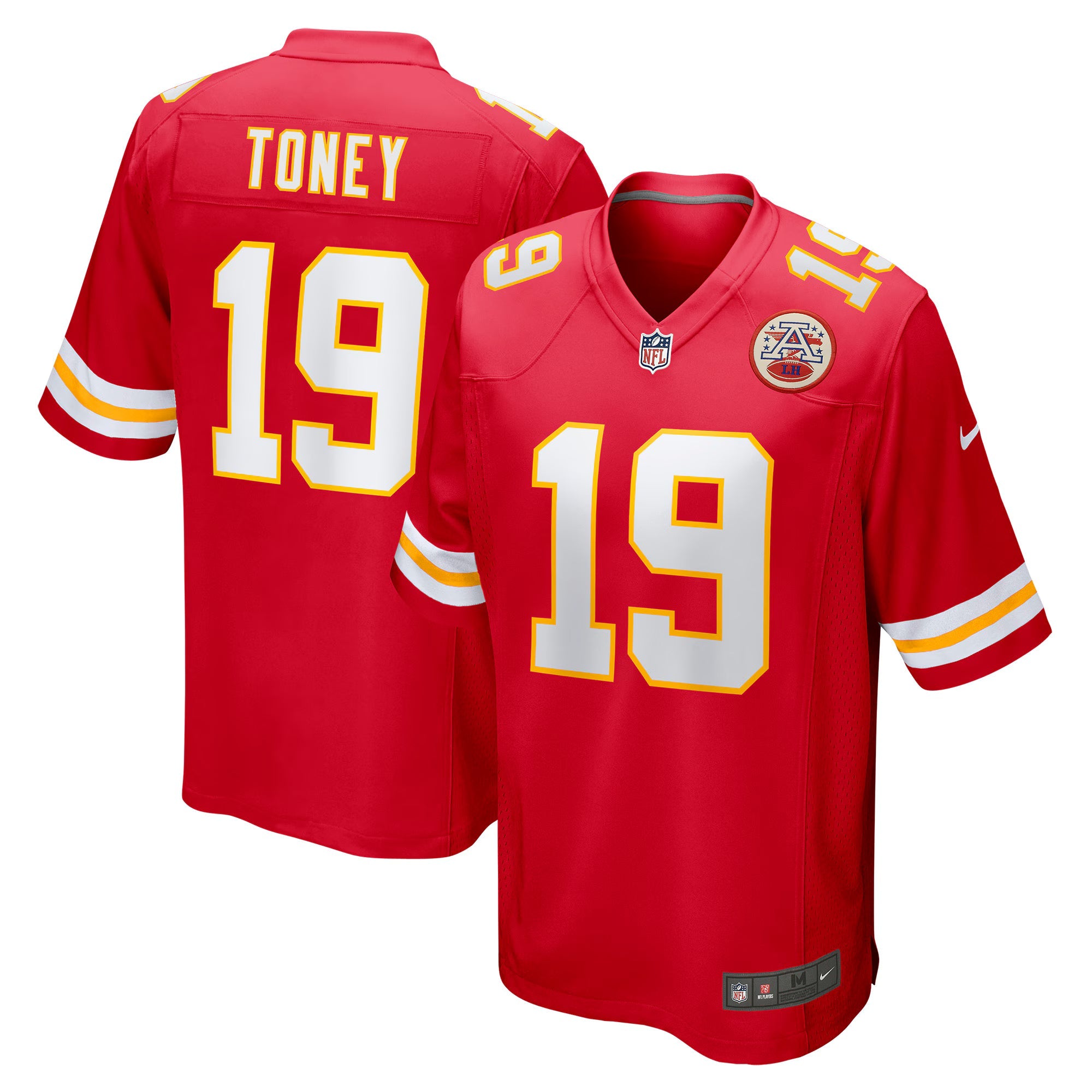 Kansas City Chiefs Kadarius Toney Red Game Player Jersey