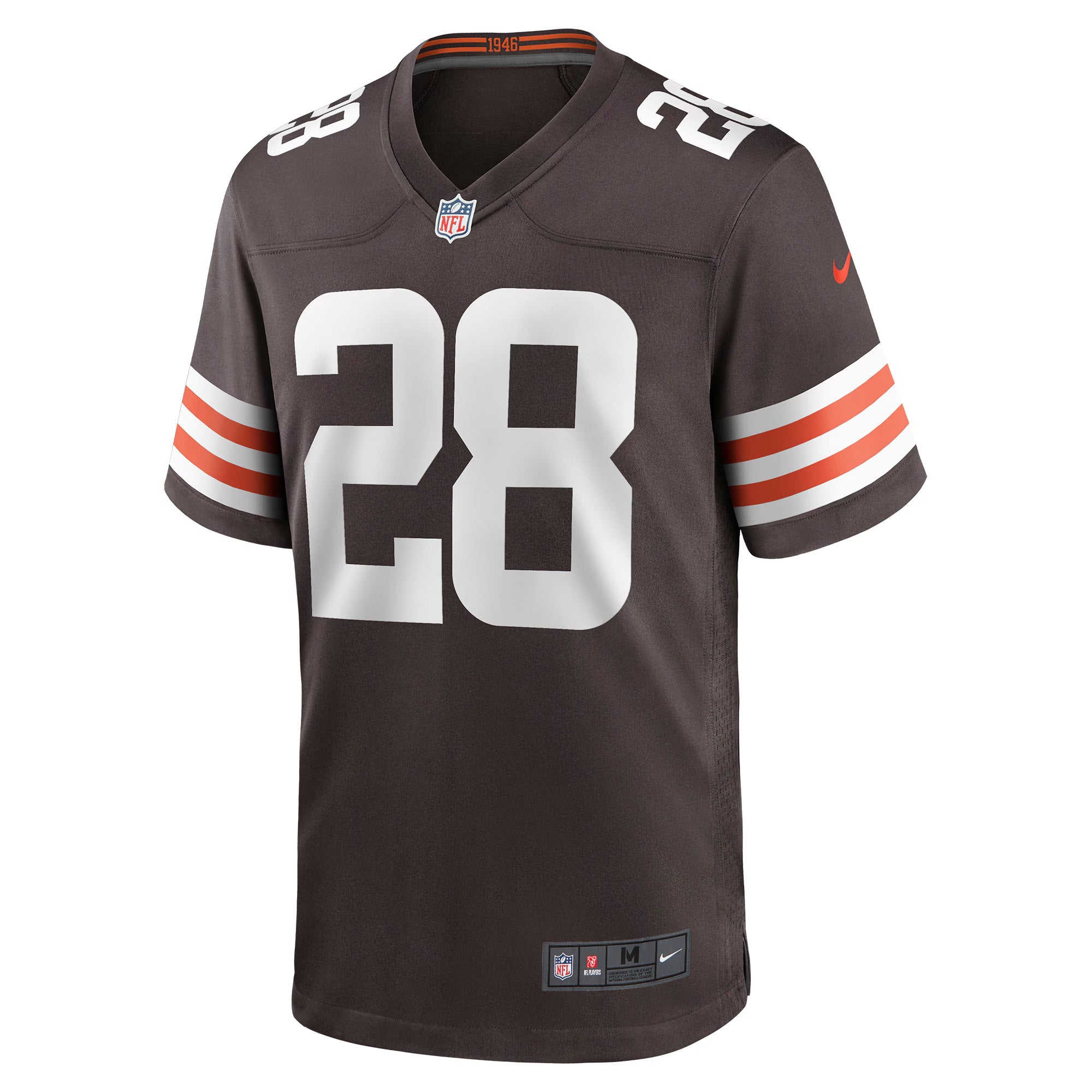 Cleveland Browns Jeremiah Owusu-Koramoah Brown Game Player Jersey