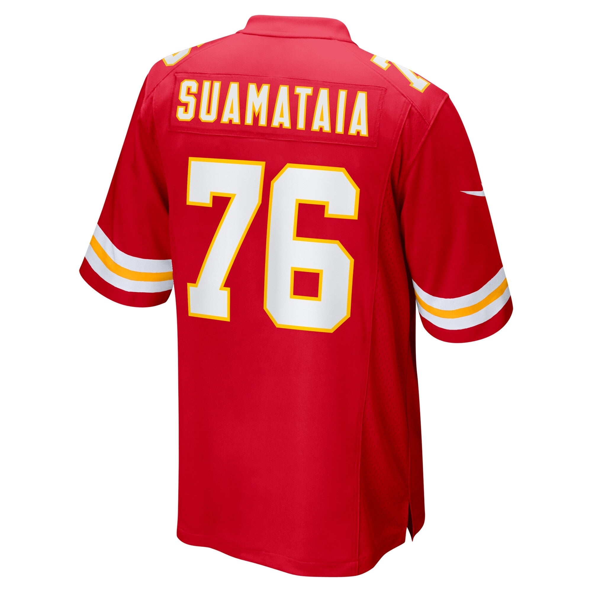 Kansas City Chiefs Kingsley Suamataia Red Game Jersey
