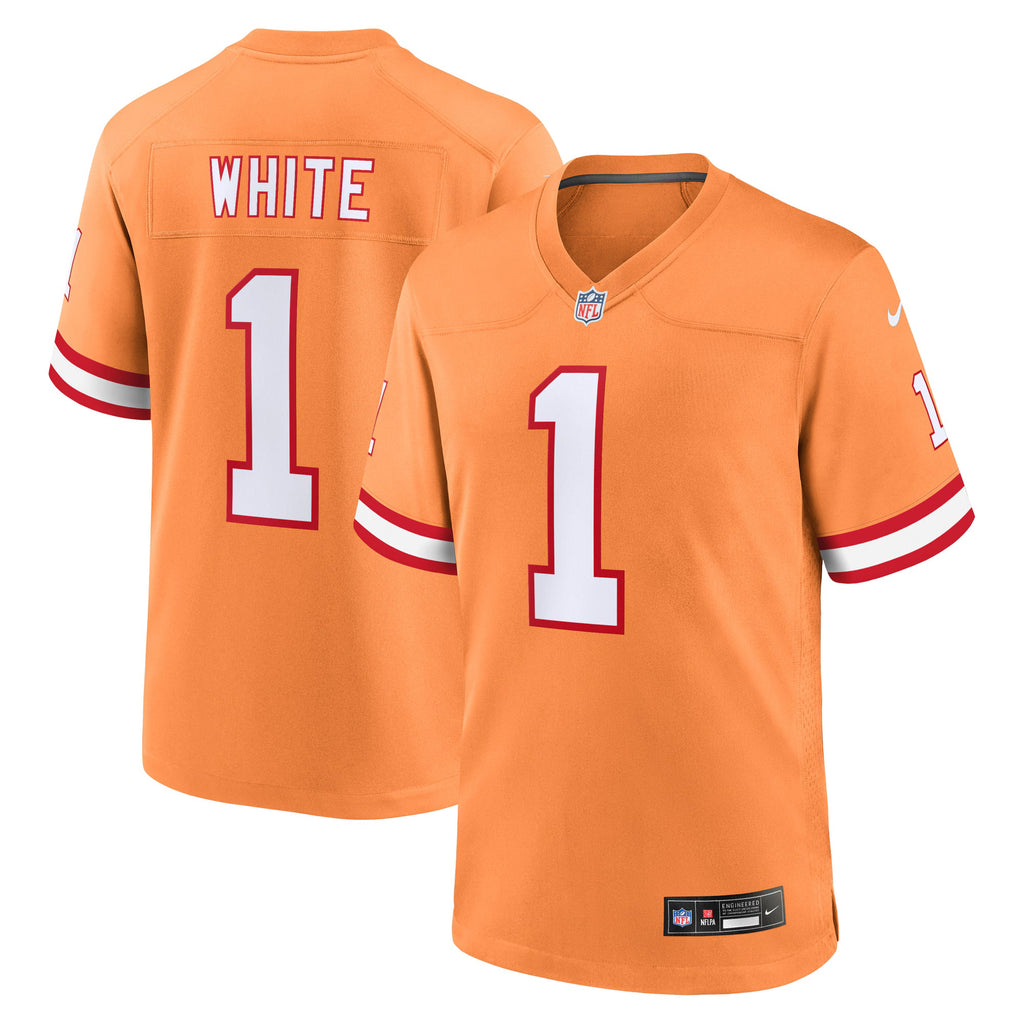 Tampa Bay Buccaneers Rachaad White Orange Alternate Game Jersey