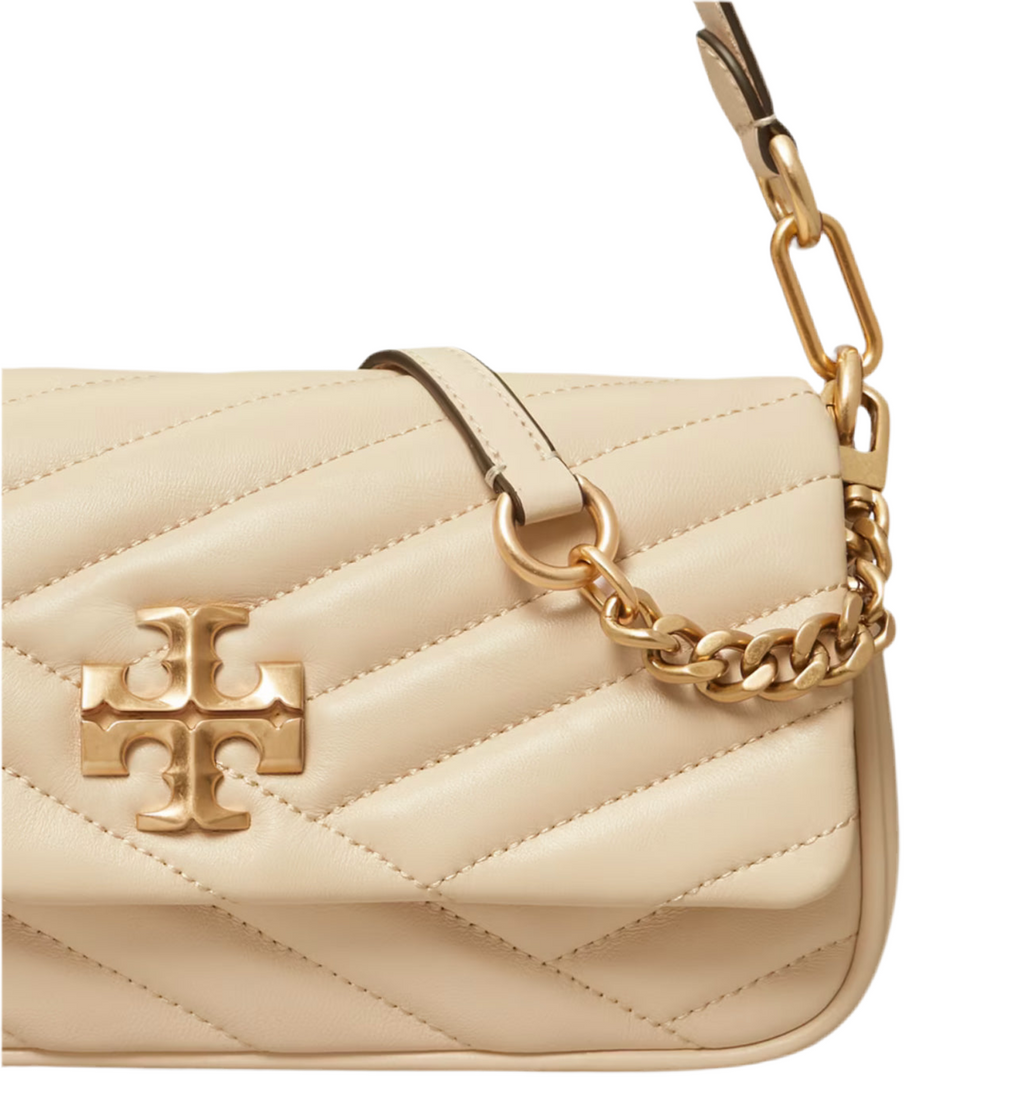 NWT Tory Burch Kira Chevron Small Flap Leather Shoulder Bag with Dust Bag