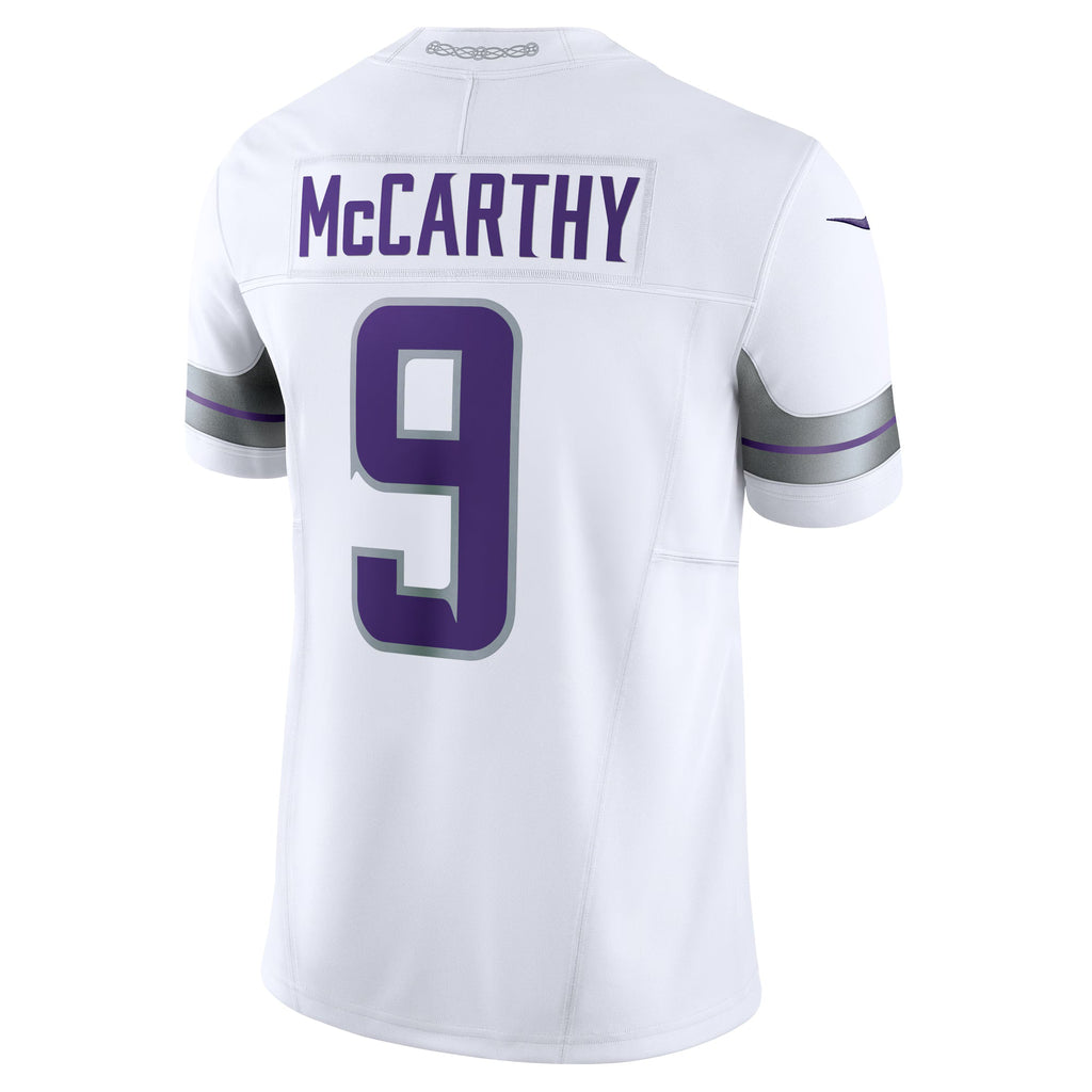 Minnesota Vikings J.J. McCarthy White Vapor F.U.S.E. Limited Jersey