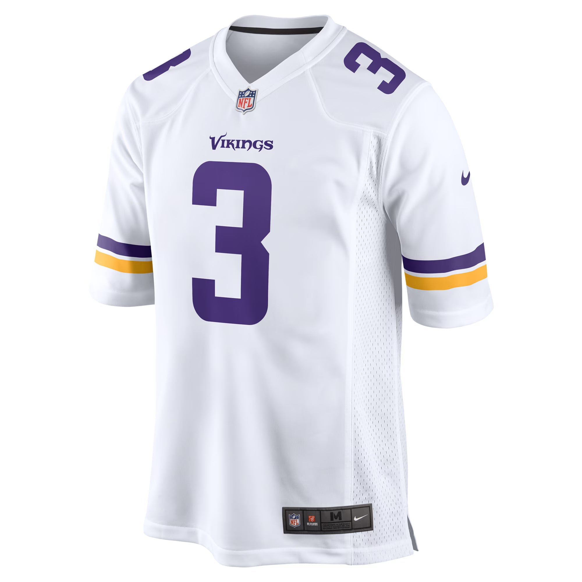 Minnesota Vikings Jordan Addison White Away Game Jersey