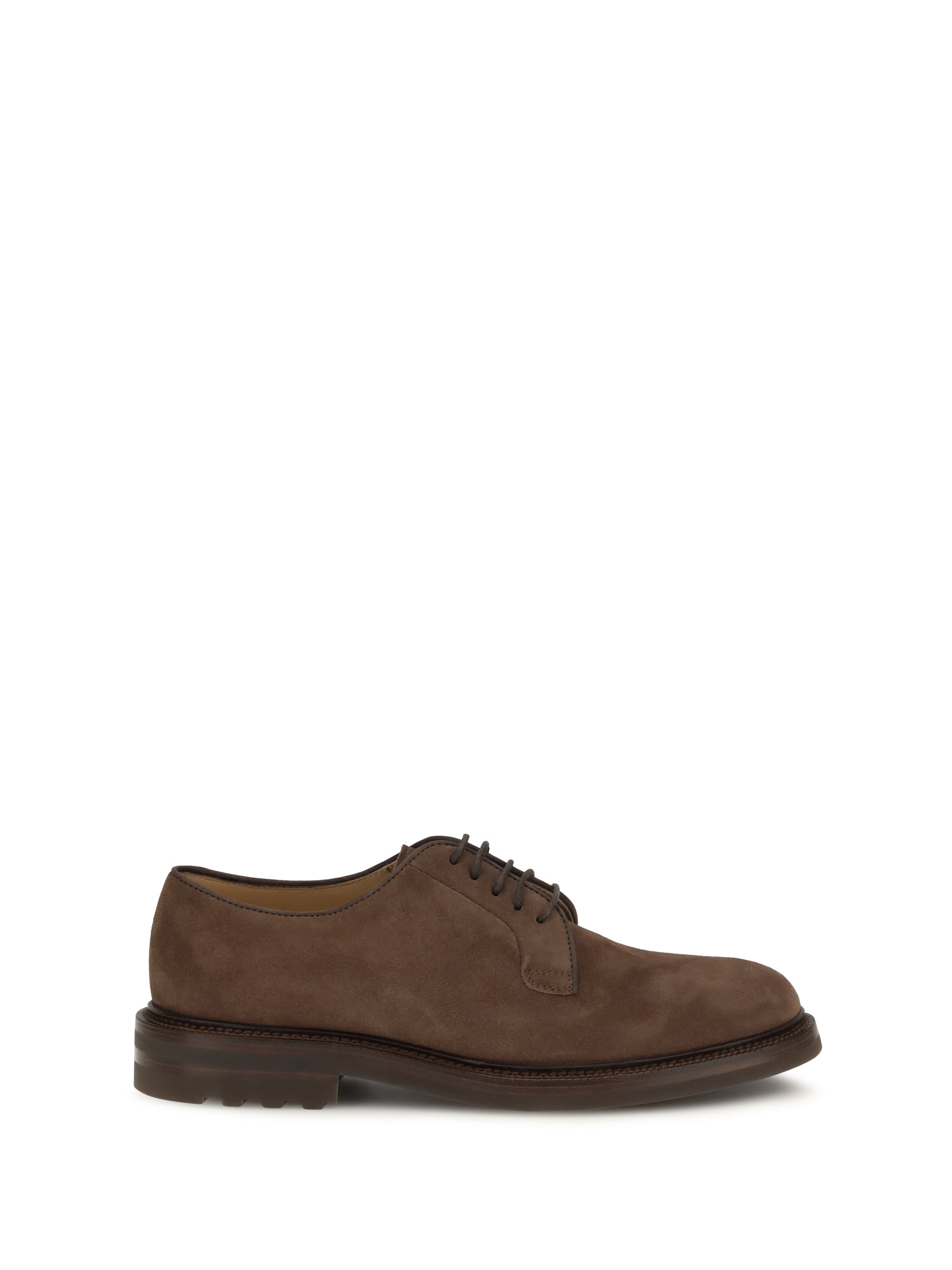 Brunello Cucinelli Men Suede Lace-Up Shoes