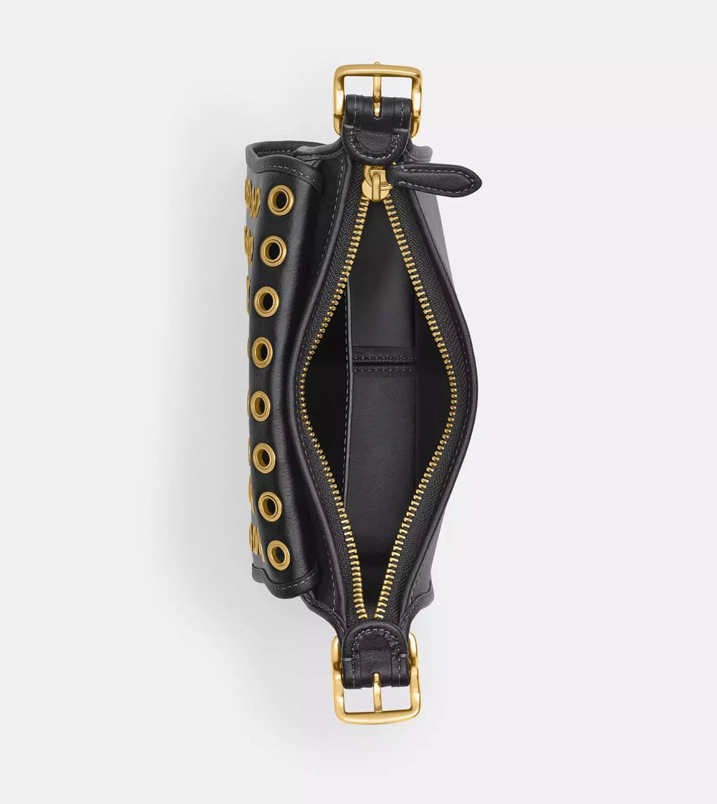 NWT Coach Patricia Legacy Bag 19 With Grommets In Brass/Black