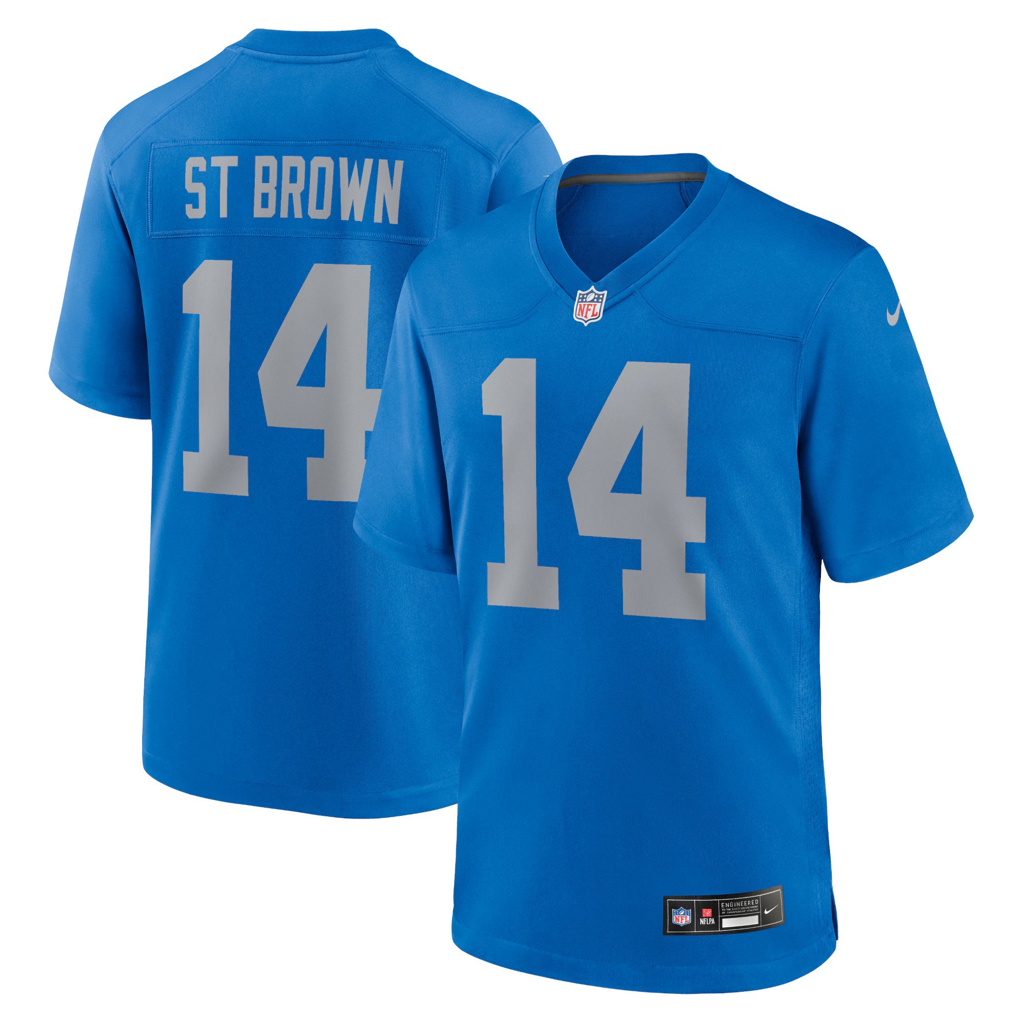 Detroit Lions Amon-Ra St. Brown Blue Alternate Game Jersey