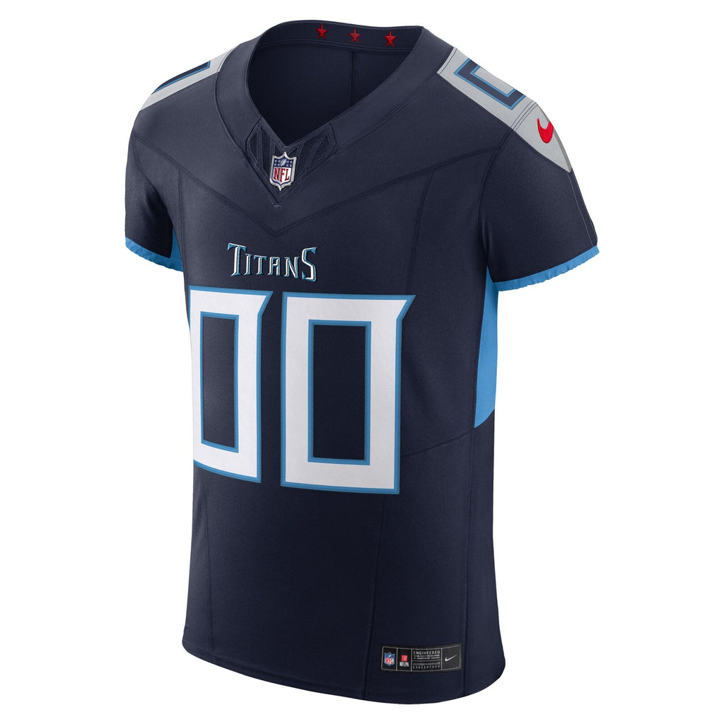 Tennessee Titans Navy Vapor F.U.S.E. Elite Custom Jersey