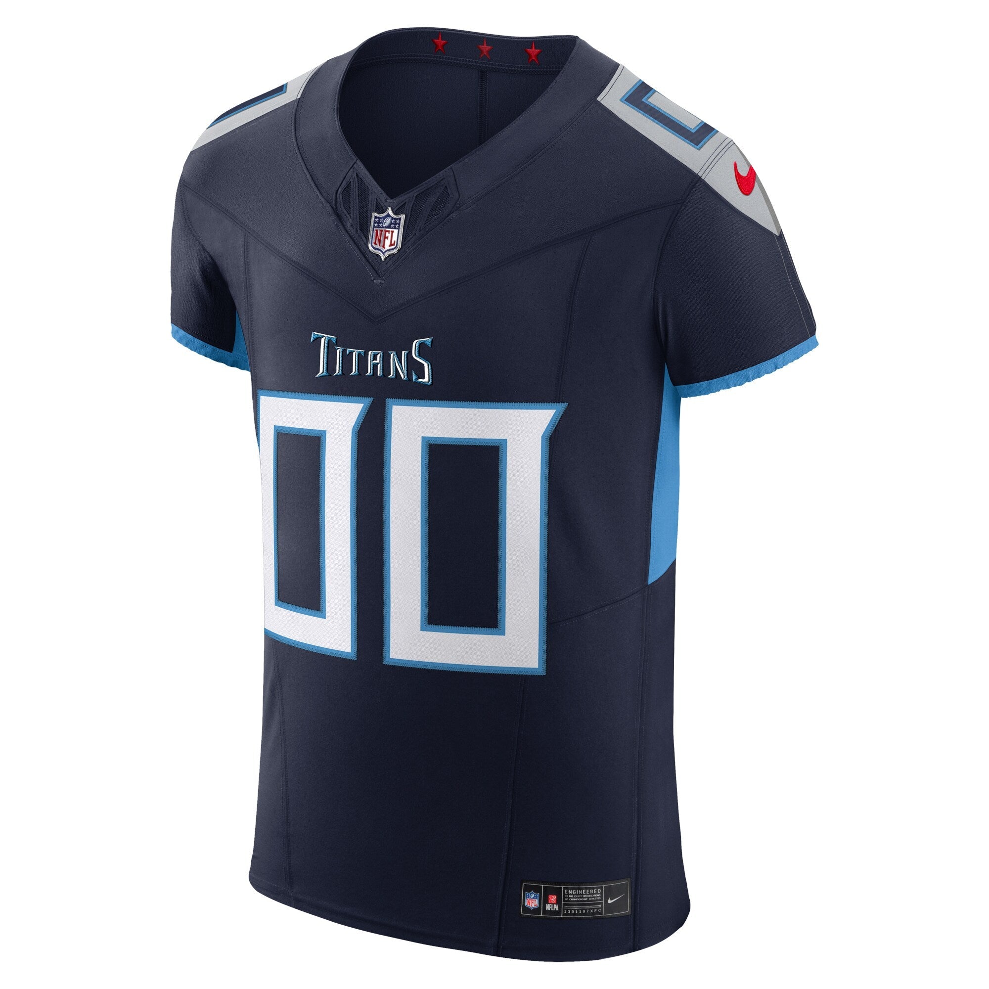 Tennessee Titans Navy Vapor F.U.S.E. Elite Custom Jersey
