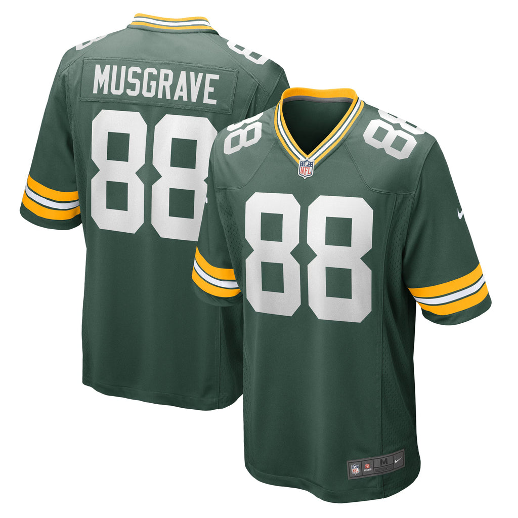 Green Bay Packers Luke Musgrave Green Game Jersey