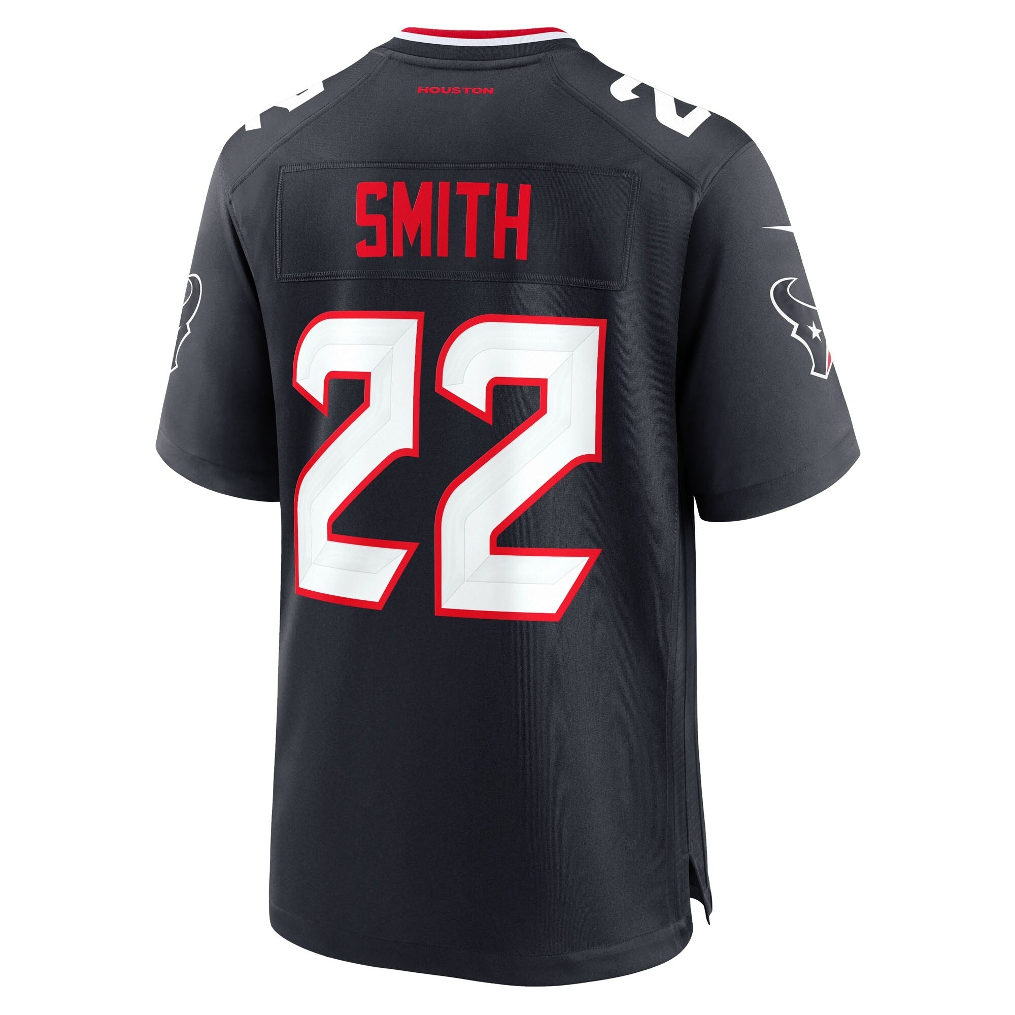 Houston Texans Jaylin Smith Navy Team Game Jersey