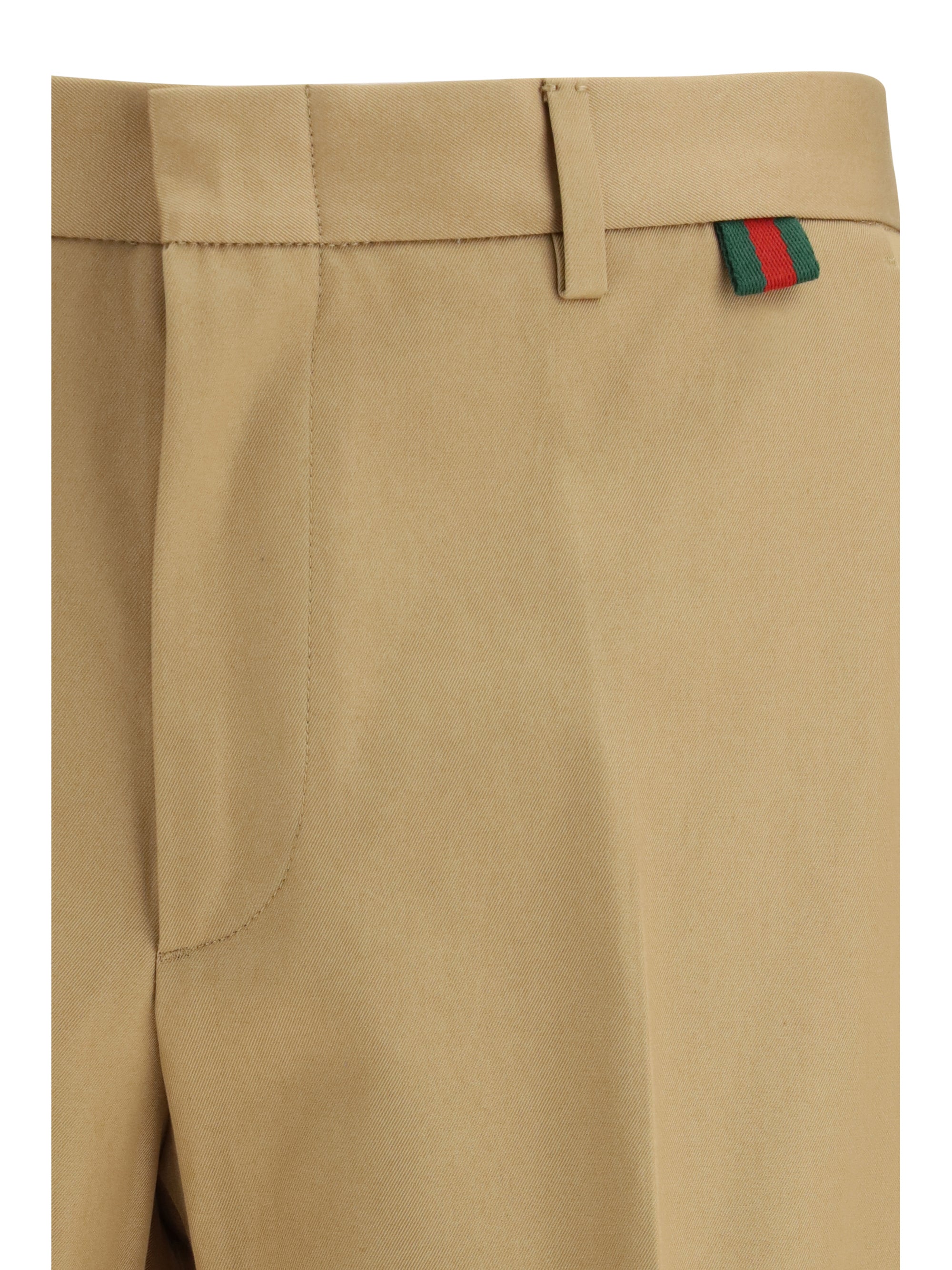 Gucci Men Cotton Trousers
