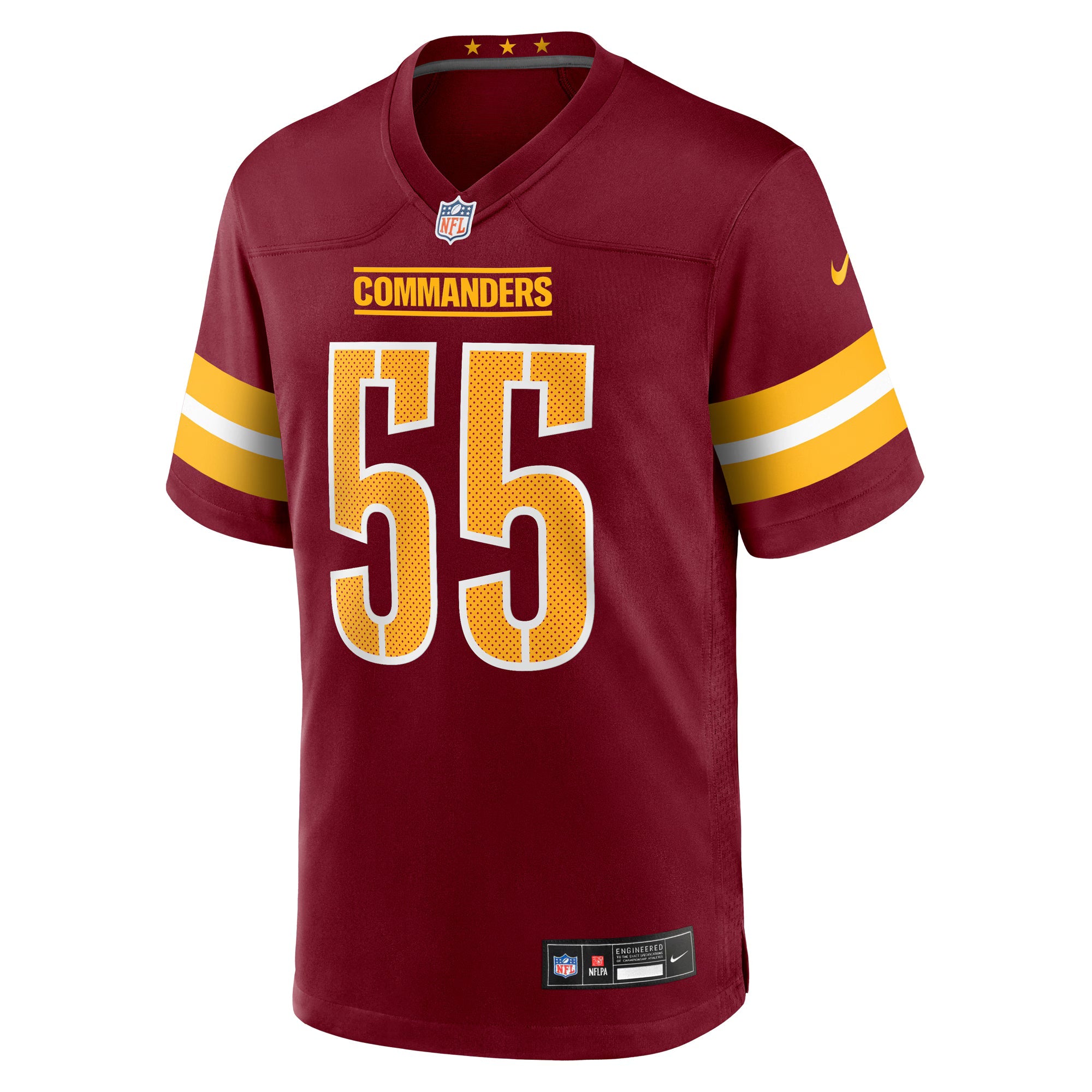 Washington Commanders Jacob Martin Burgundy Team Game Jersey