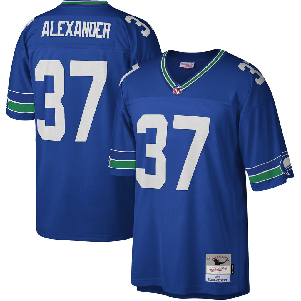 Seattle Seahawks Shaun Alexander Mitchell & Ness Royal Legacy Replica Jersey