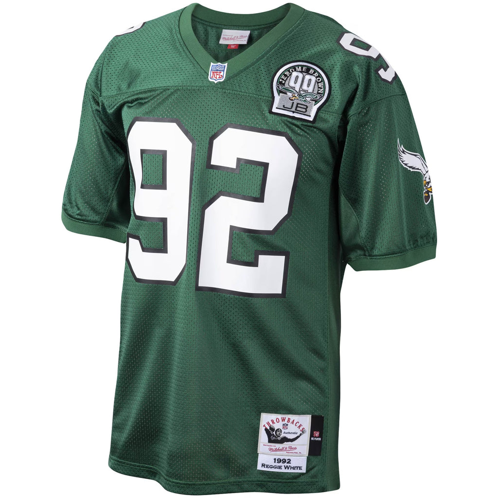 Philadelphia Eagles Reggie White Mitchell & Ness Green Authentic Throwback Retired Player Jersey