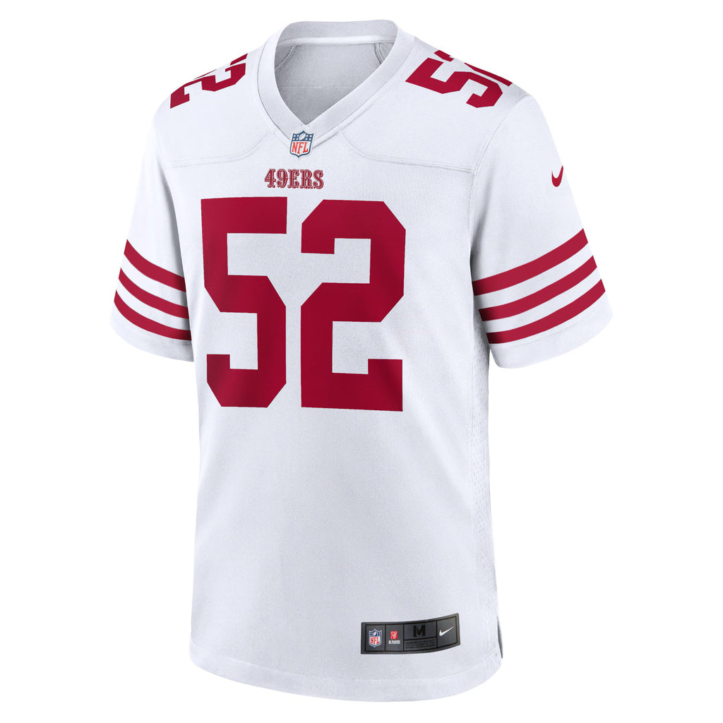 San Francisco 49ers Patrick Willis White Retired Player Game Jersey