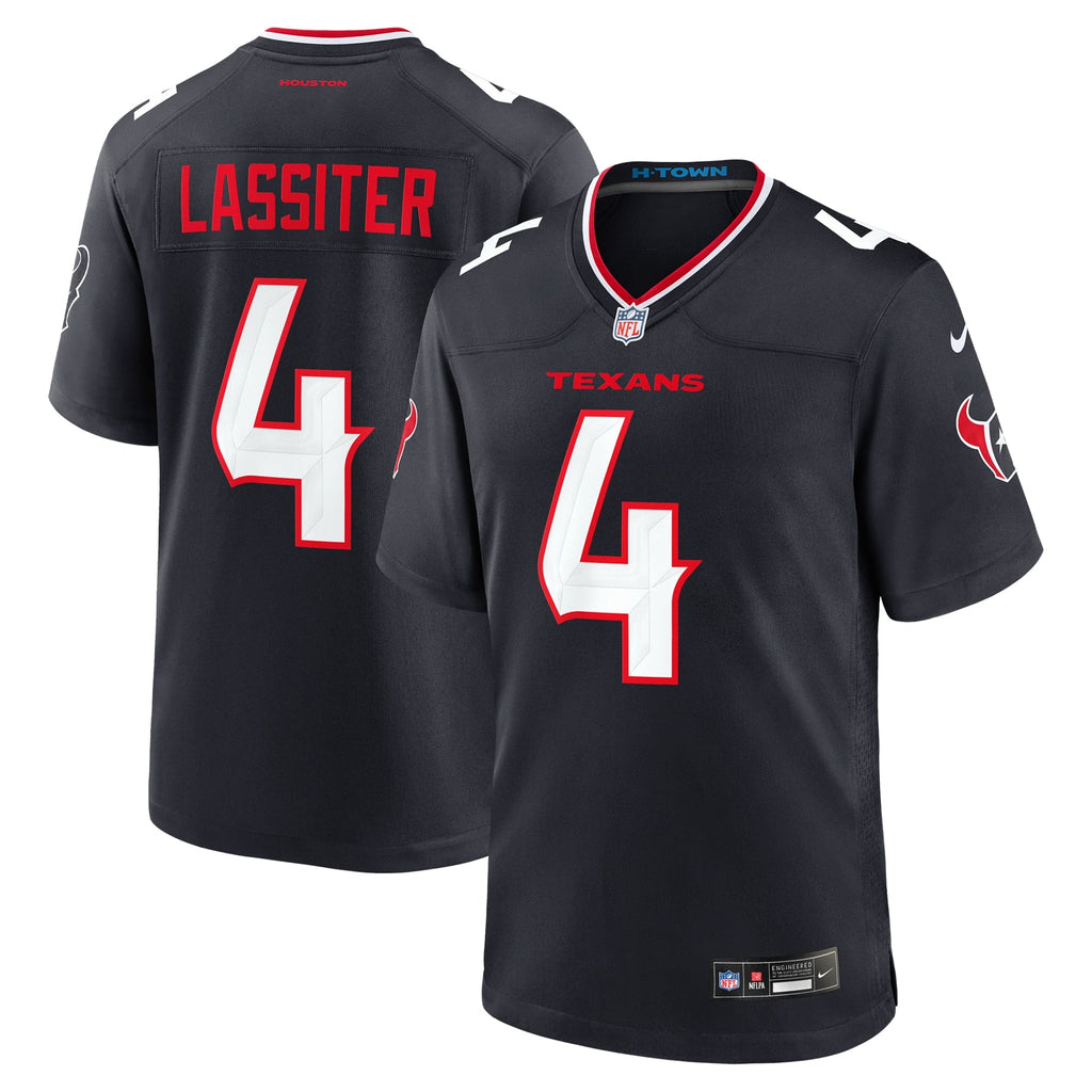Houston Texans Kamari Lassiter Navy Team Game Jersey