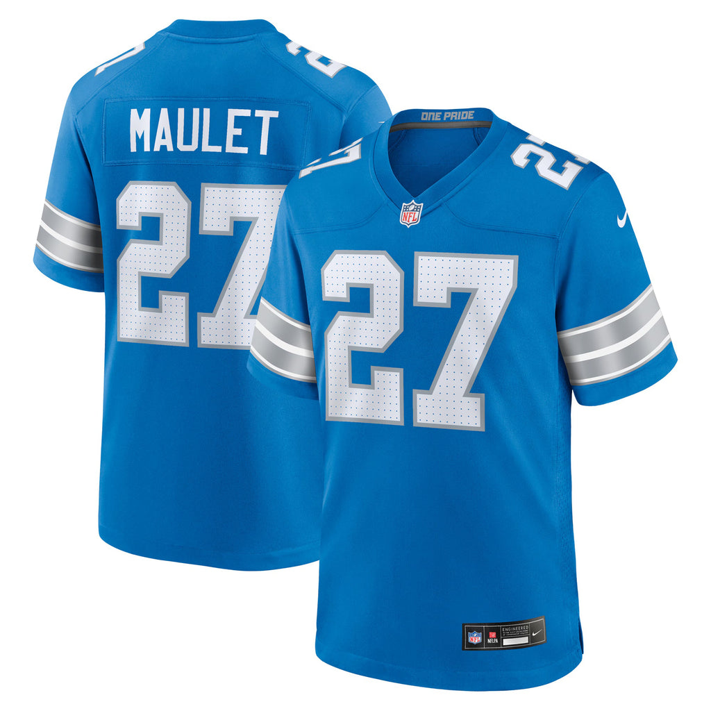Detroit Lions Arthur Maulet Blue Team Game Jersey