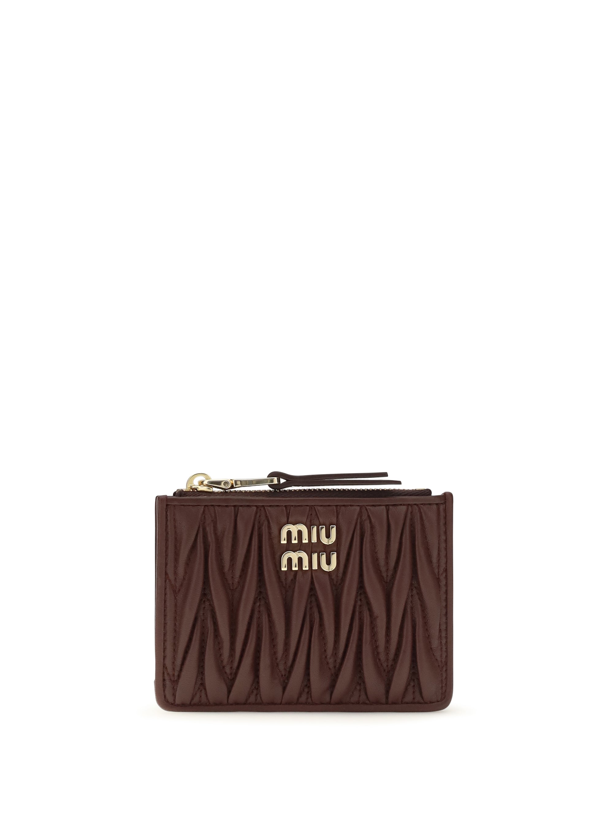 Miu Miu Women Leather Wallet With Logo