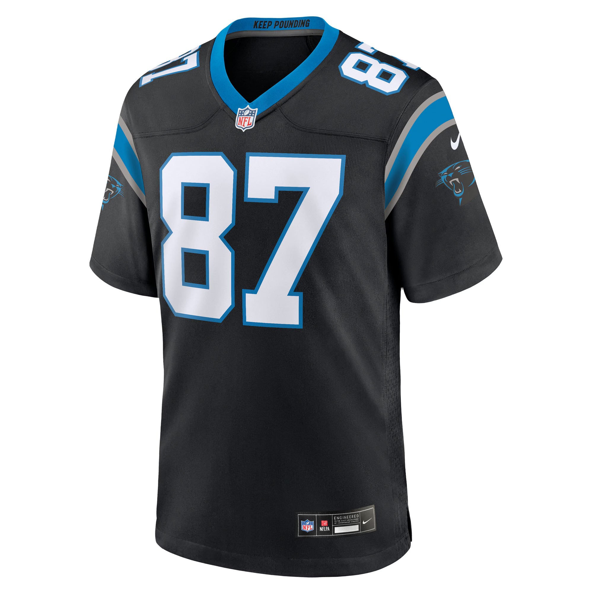 Carolina Panthers Brycen Tremayne Black Team Game Jersey
