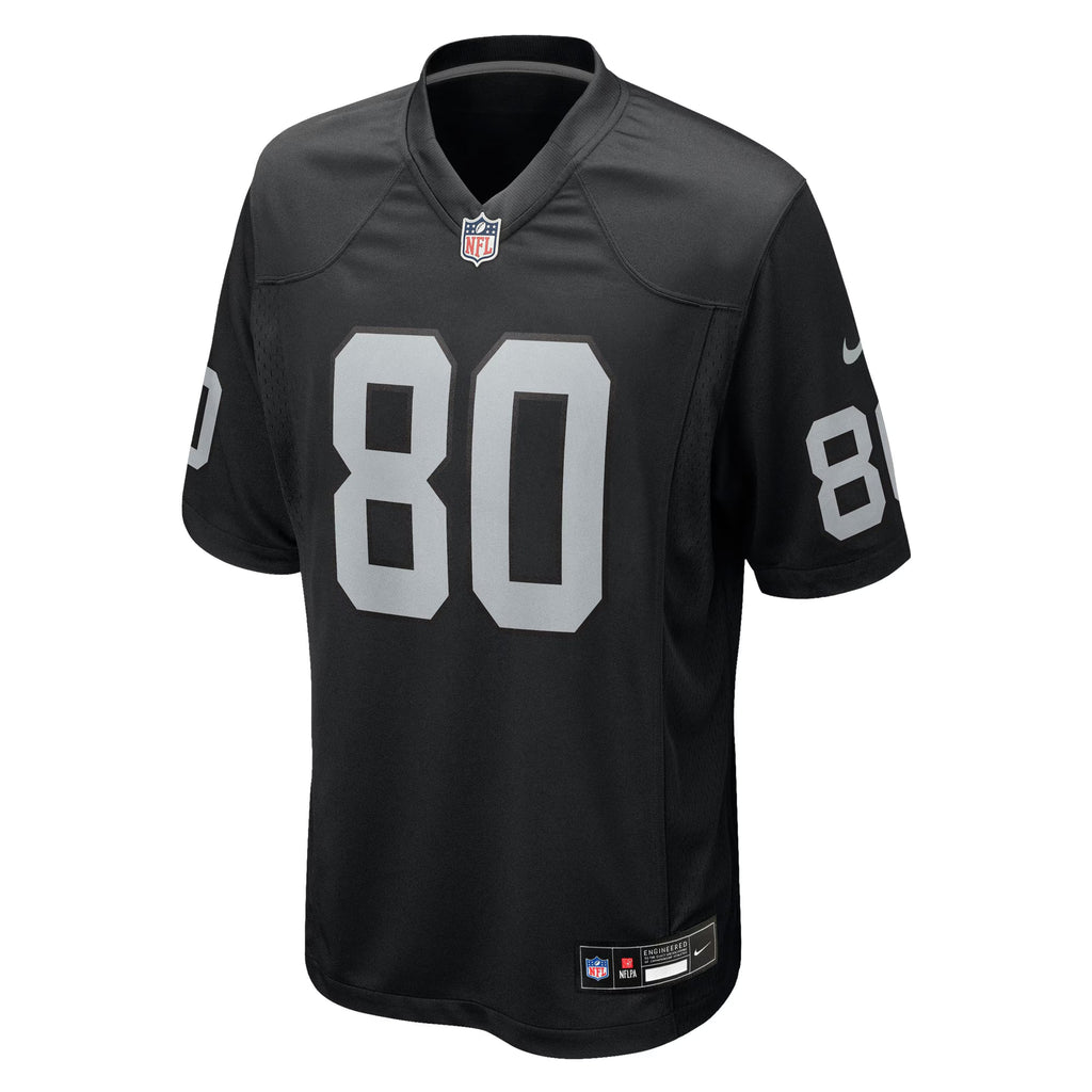 Las Vegas Raiders Ian Thomas Black Team Game Jersey