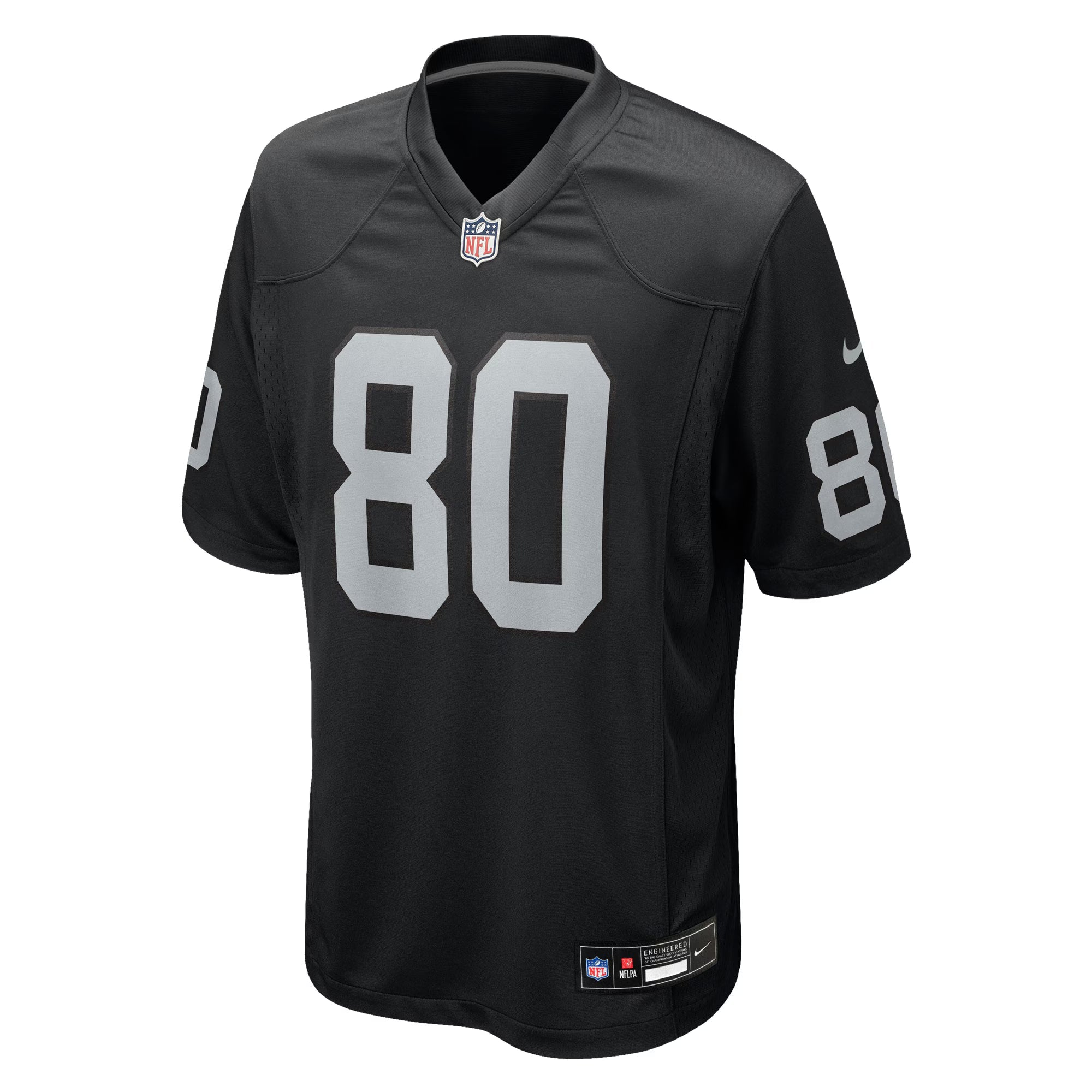Las Vegas Raiders Ian Thomas Black Team Game Jersey