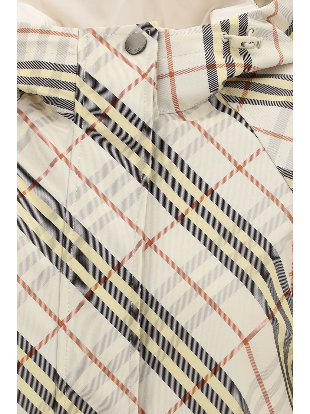 Burberry Women Reversible Check Hooded Jacket