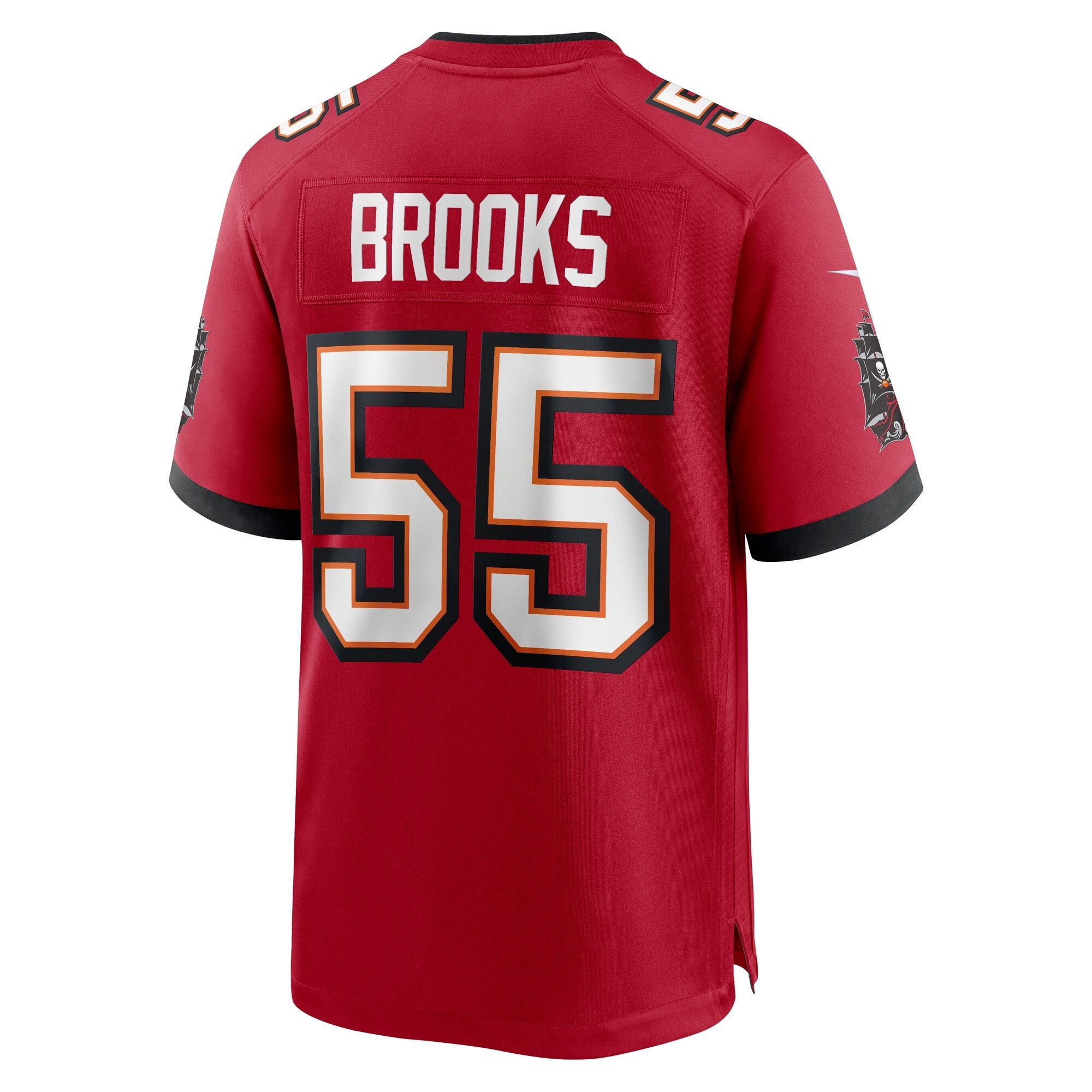 Tampa Bay Buccaneers Derrick Brooks Red Retired Player Game Jersey
