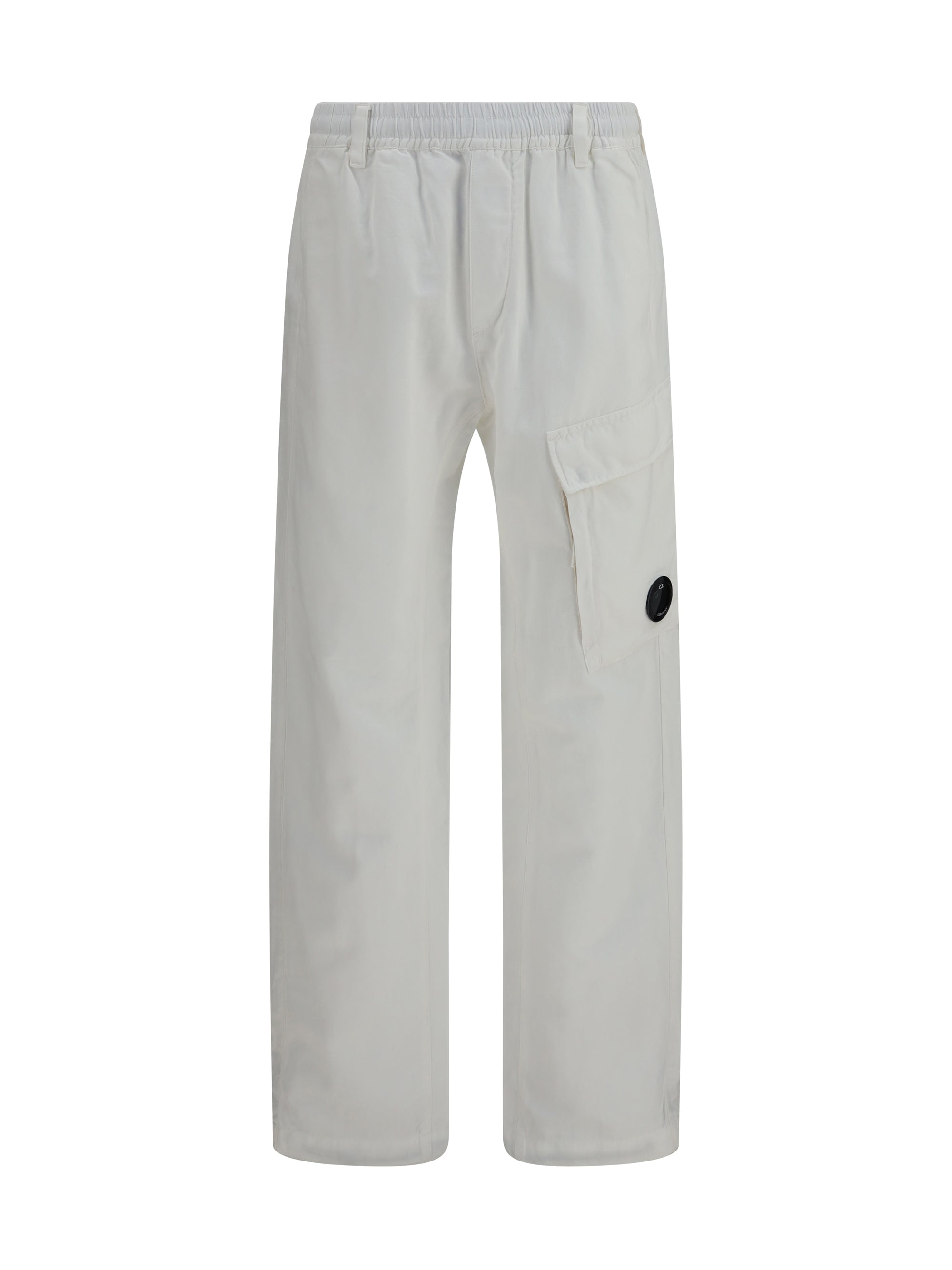 C.P. Company Men Cotton Rip-Stop Boxy Lens Cargo Pants
