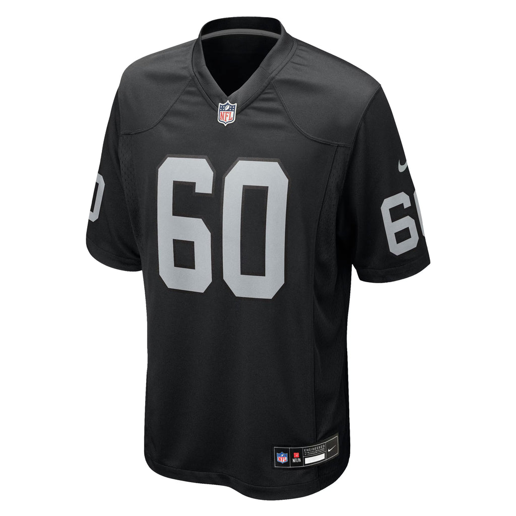 Las Vegas Raiders Charles Grant Black Team Game Jersey