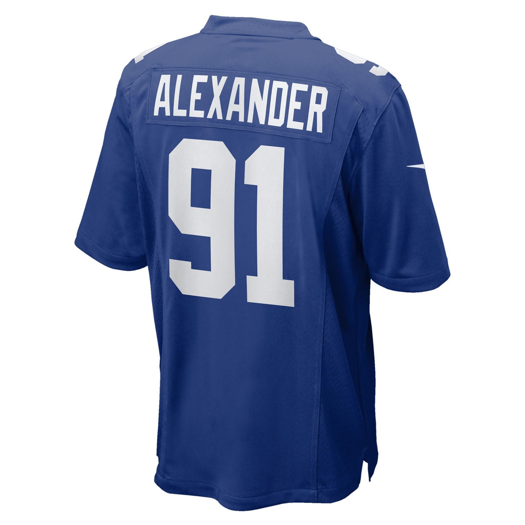 New York Giants Darius Alexander Royal Team Game Jersey