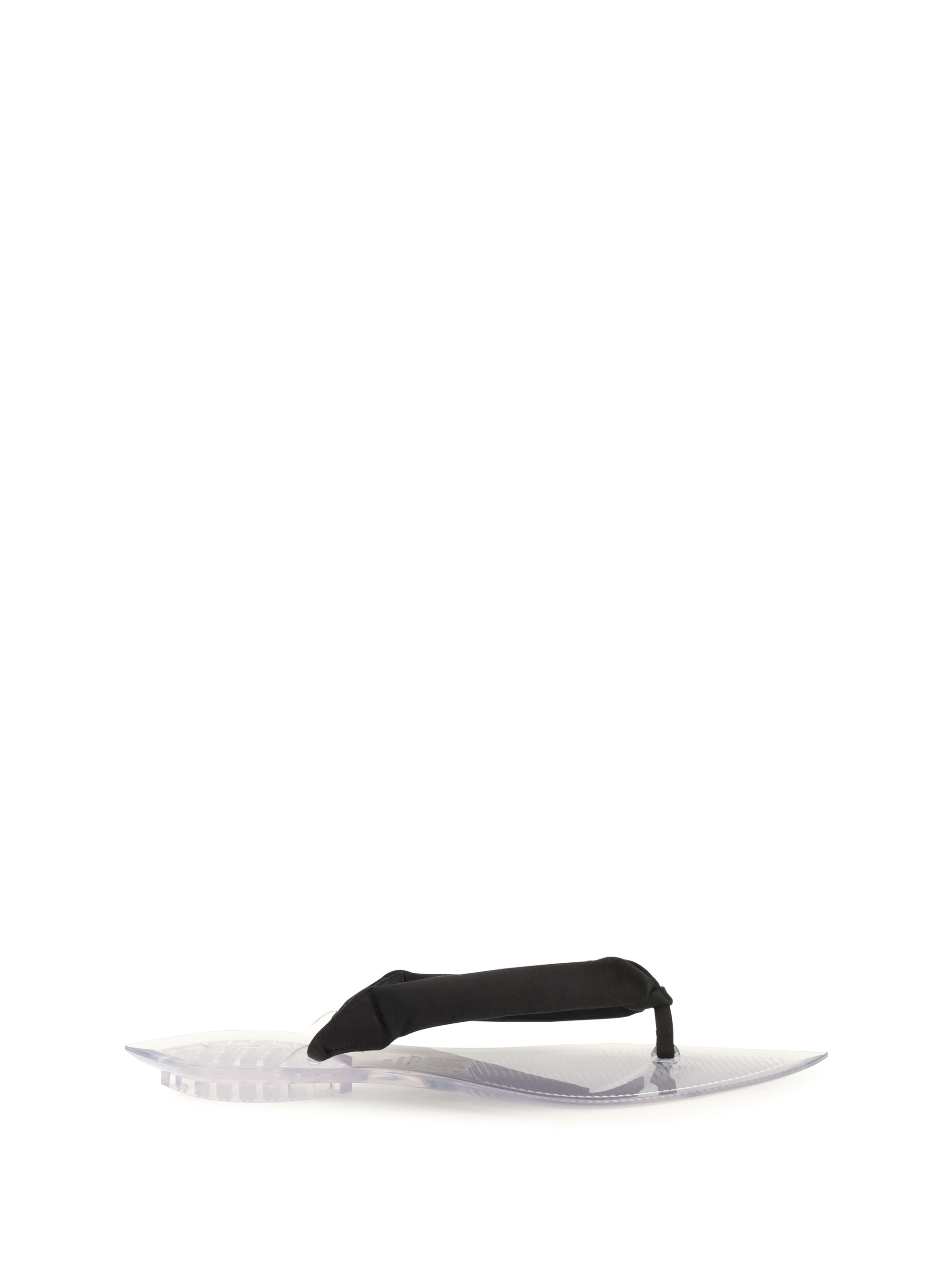 Alaïa Women Satin Flip-Flop Sandals