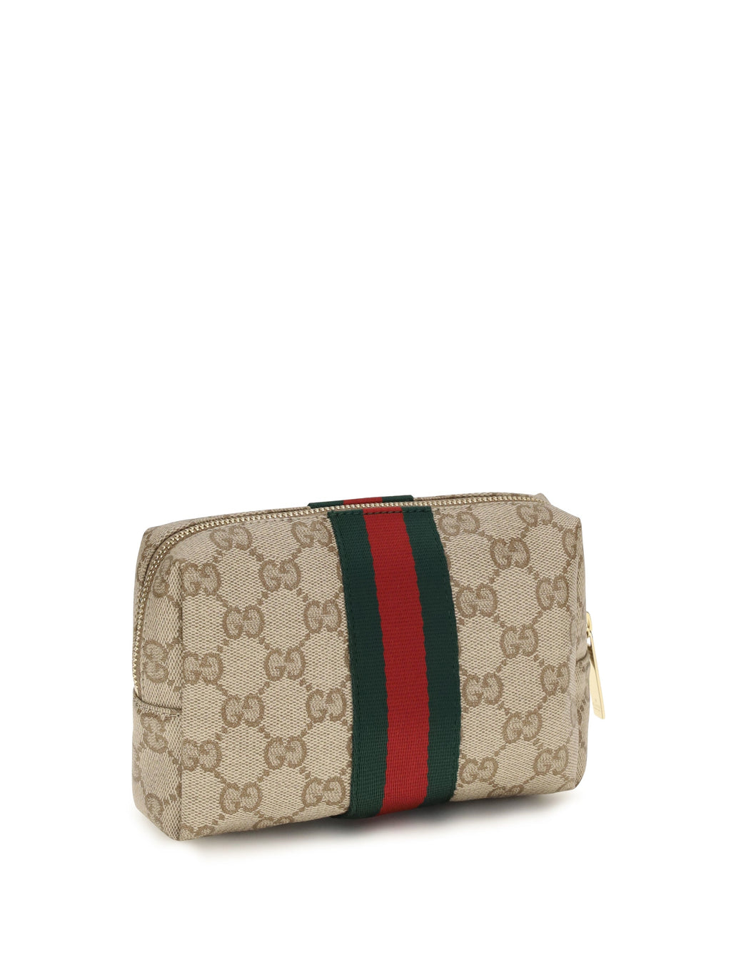 Gucci Women Medium Beauty Case With Web Stripe